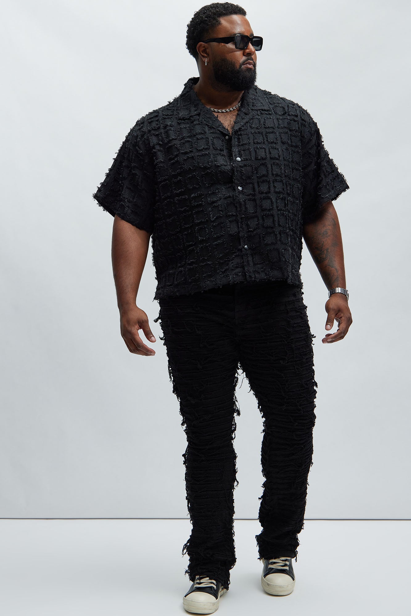 Window Shopping Boxy Shirt - Black