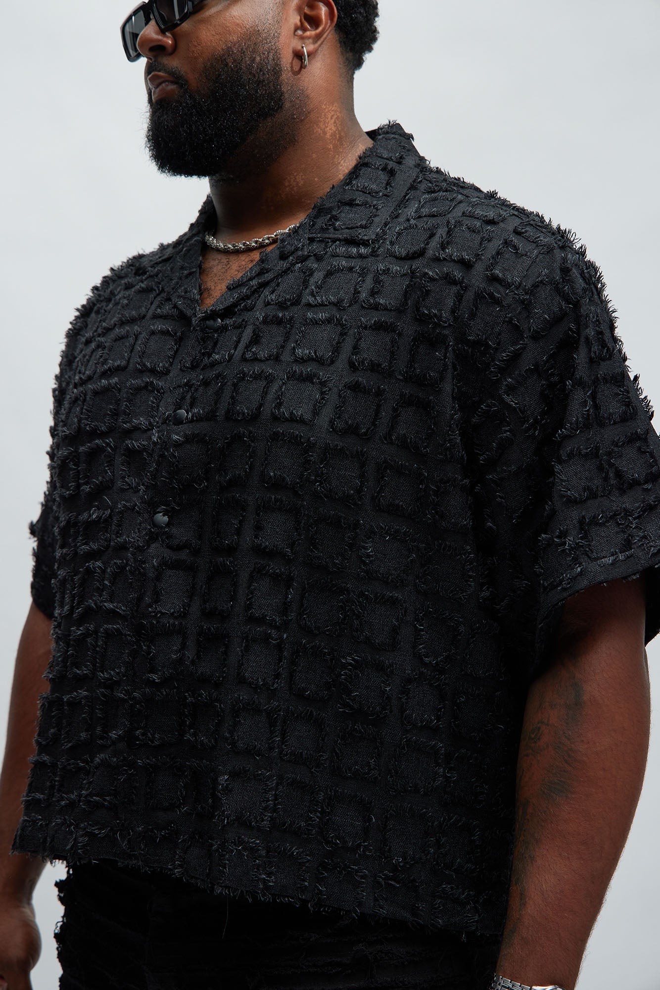 Window Shopping Boxy Shirt - Black