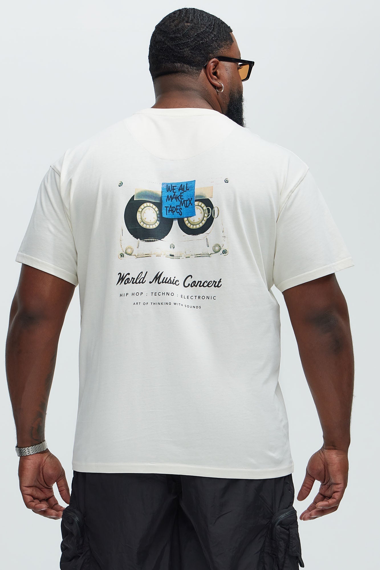 World Music Concert Short Sleeve Tee - Cream