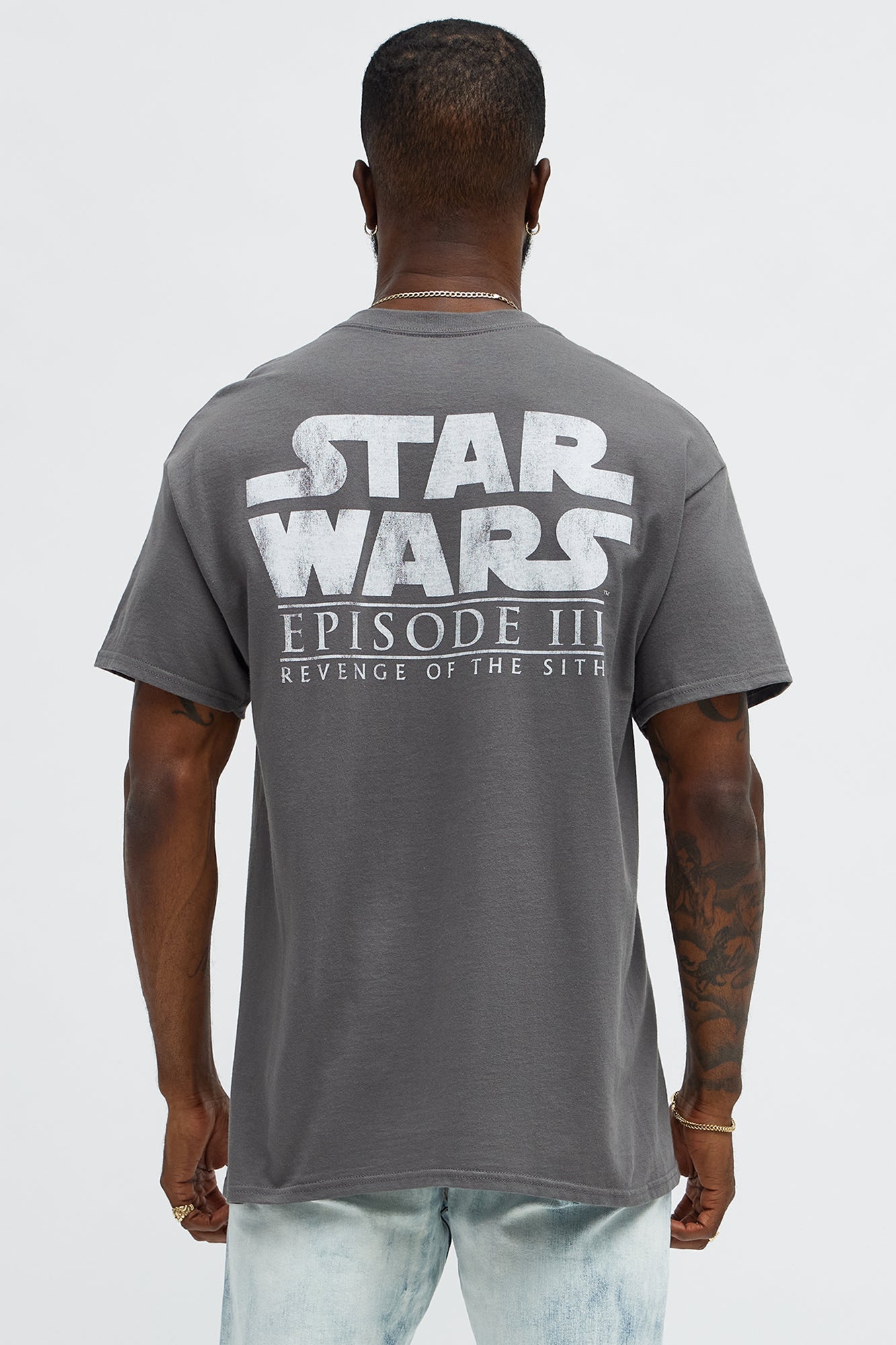 Star Wars Episode 3 Short Sleeve Tee - Charcoal