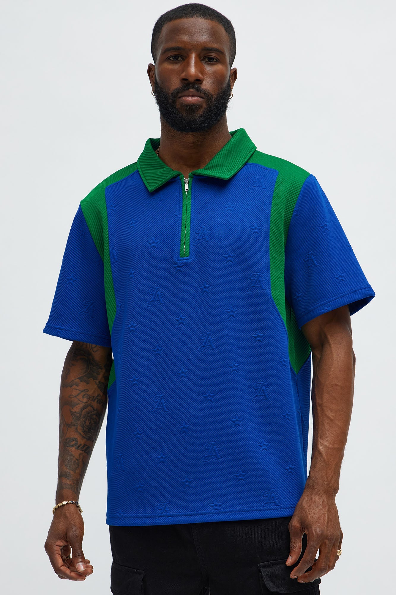 Millionaire Mindset Polo - Navy/combo