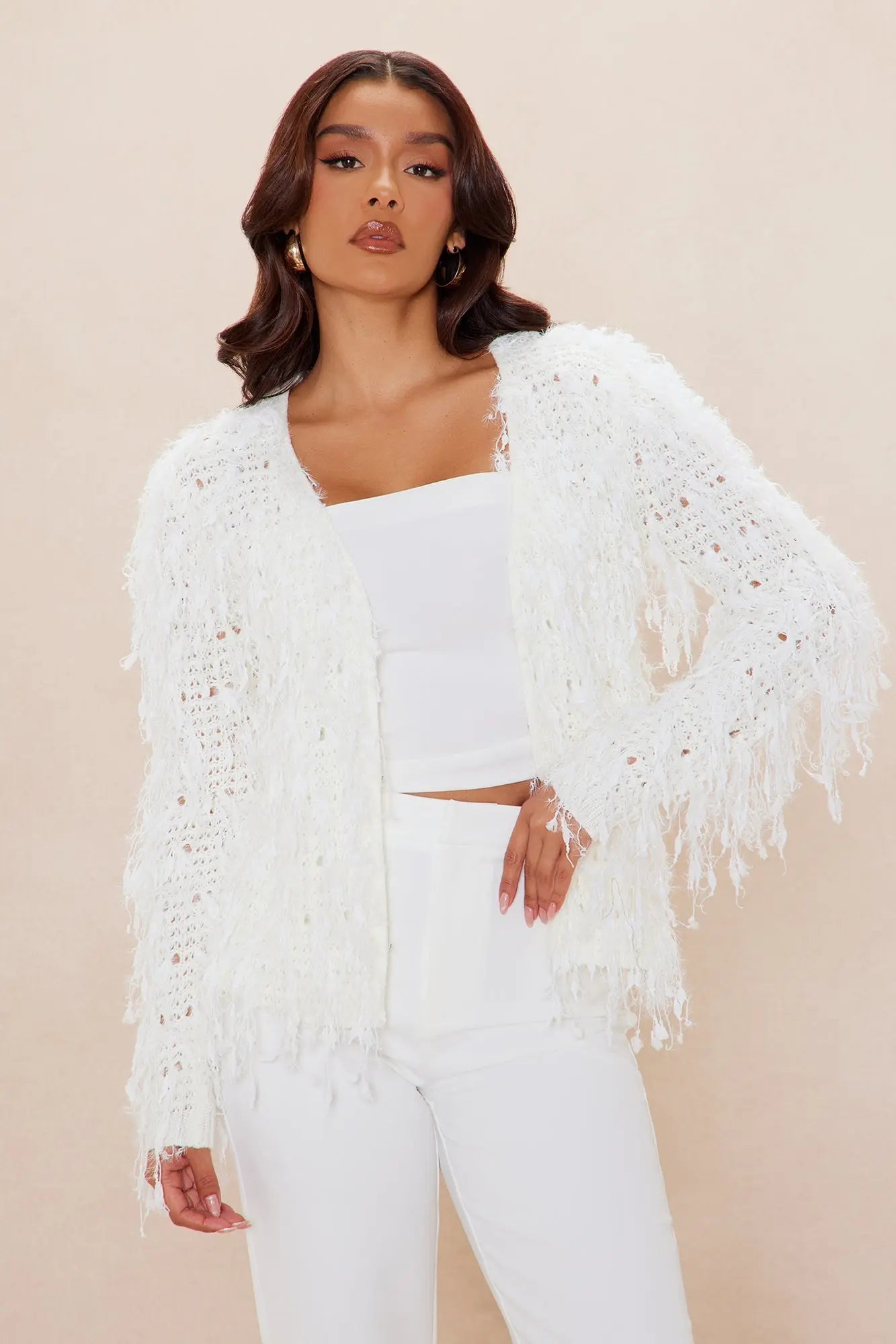 Keeping Warm Cardigan - Off White
