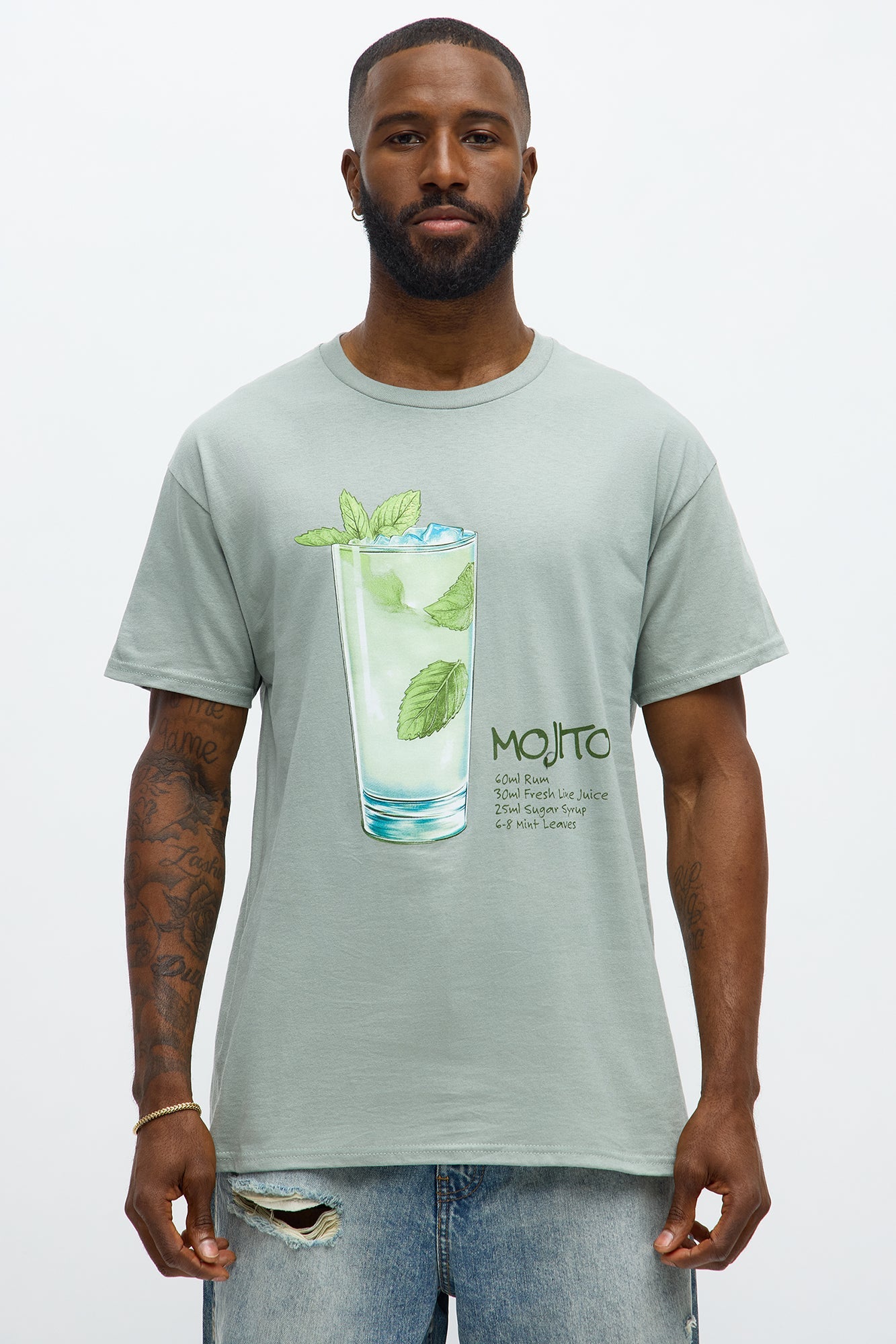 Mojito Short Sleeve Tee - Sage