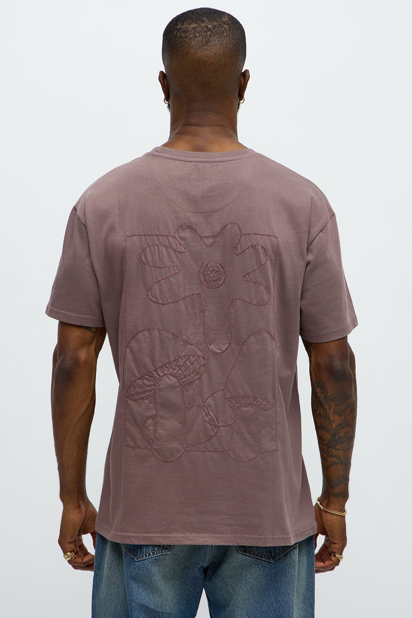 Crazy Nature Short Sleeve Tee - Purple