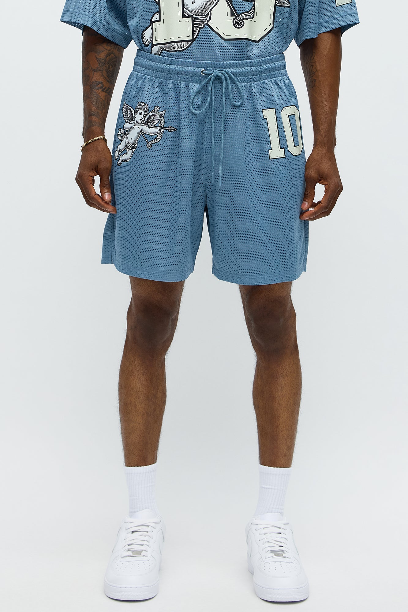 Relaxed Gods Favorite Shorts - Dusty Blue