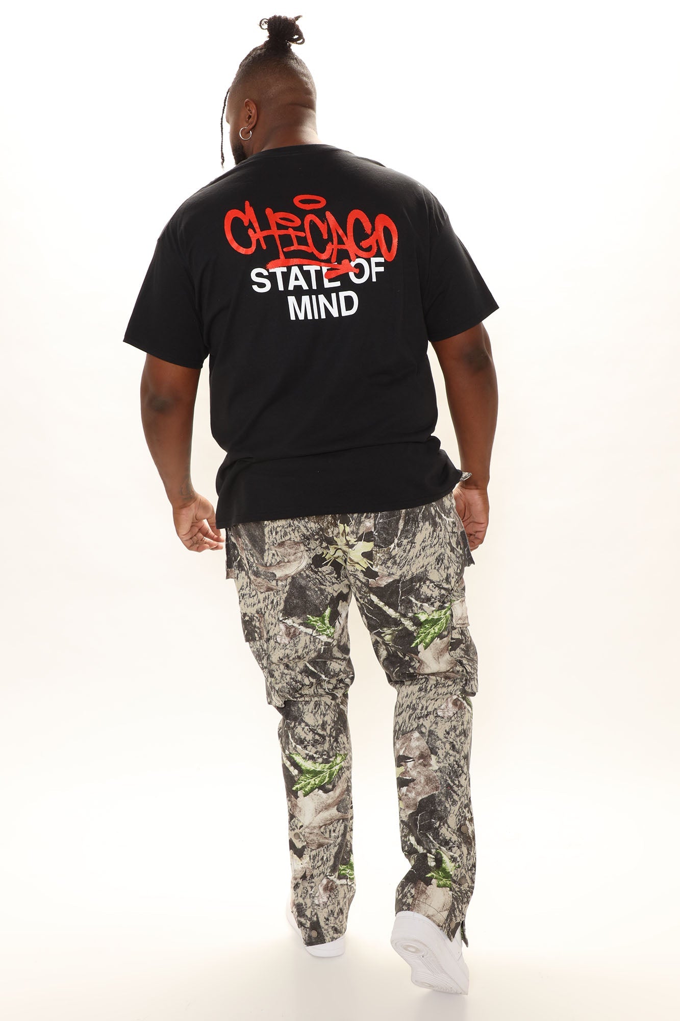 Worker Slim Cargo Pants - Green/combo