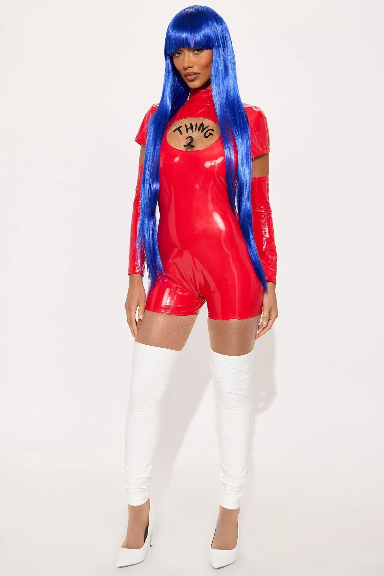 It Ain't No Thing 4 Piece Halloween Costume - Red