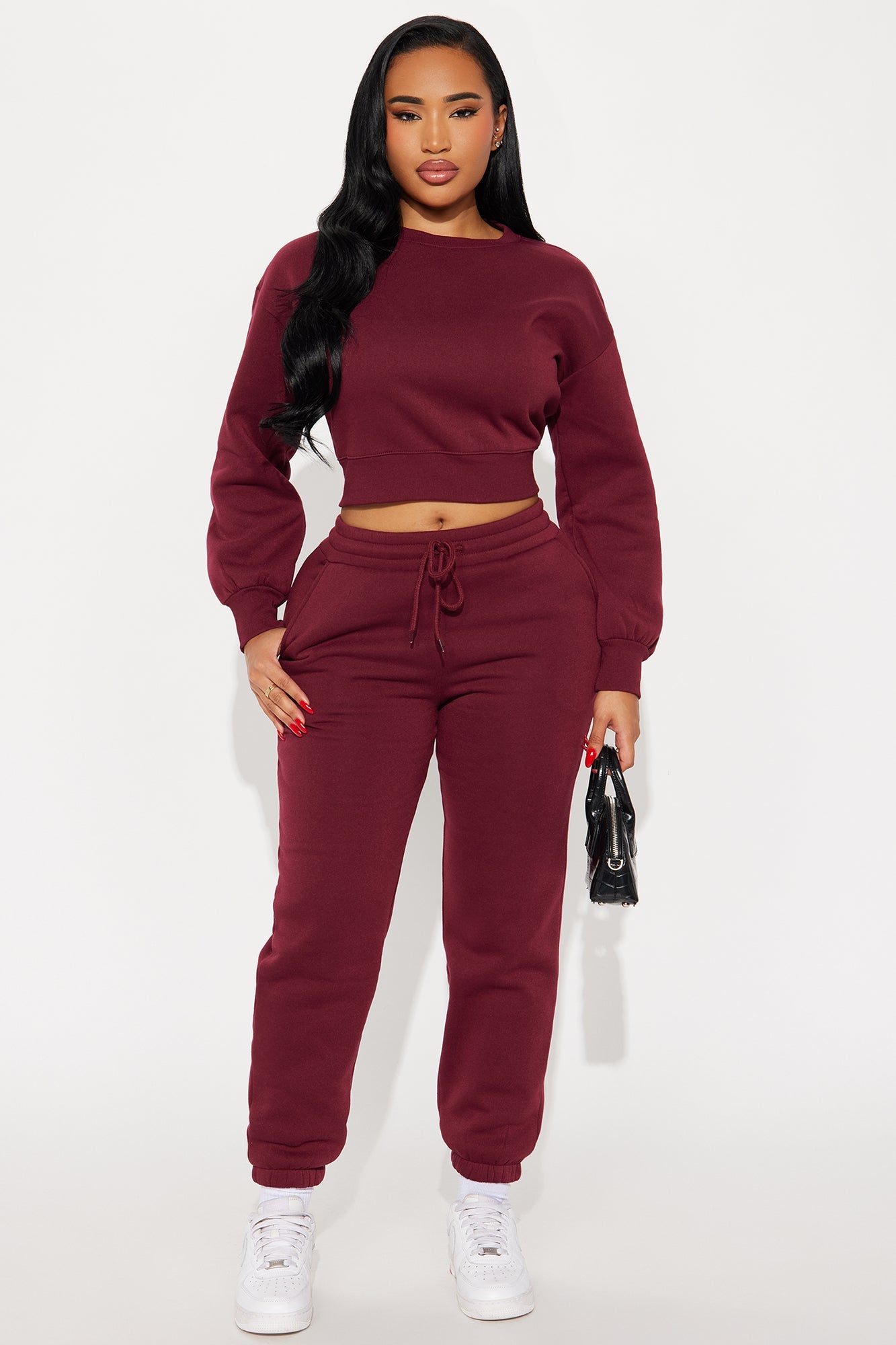 Candice Jogger - Burgundy