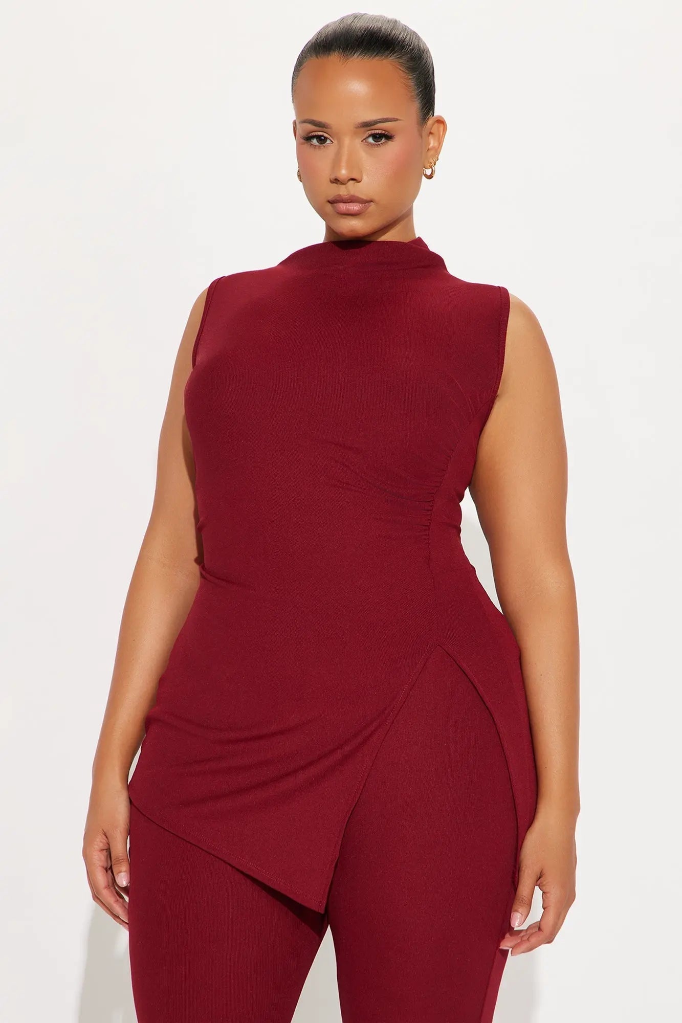 Lilly Pant Set - Burgundy