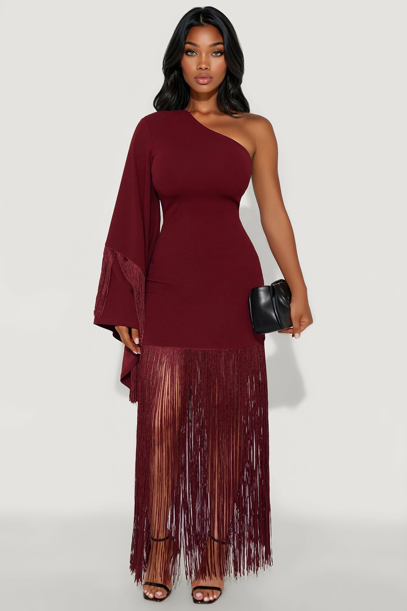Dare And Swear Maxi Dress - Burgundy