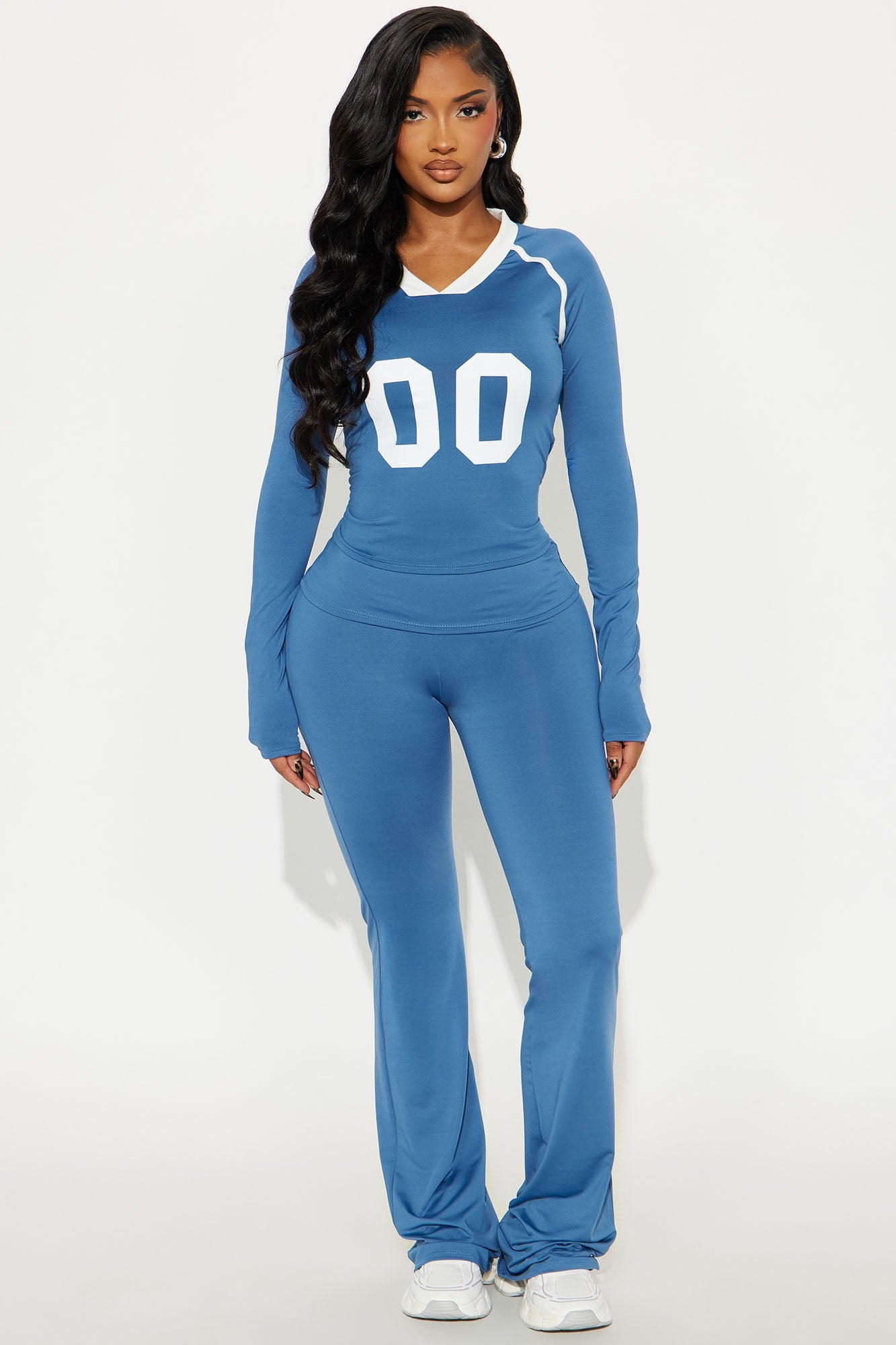 Court Side Cutie Pant Set - Blue