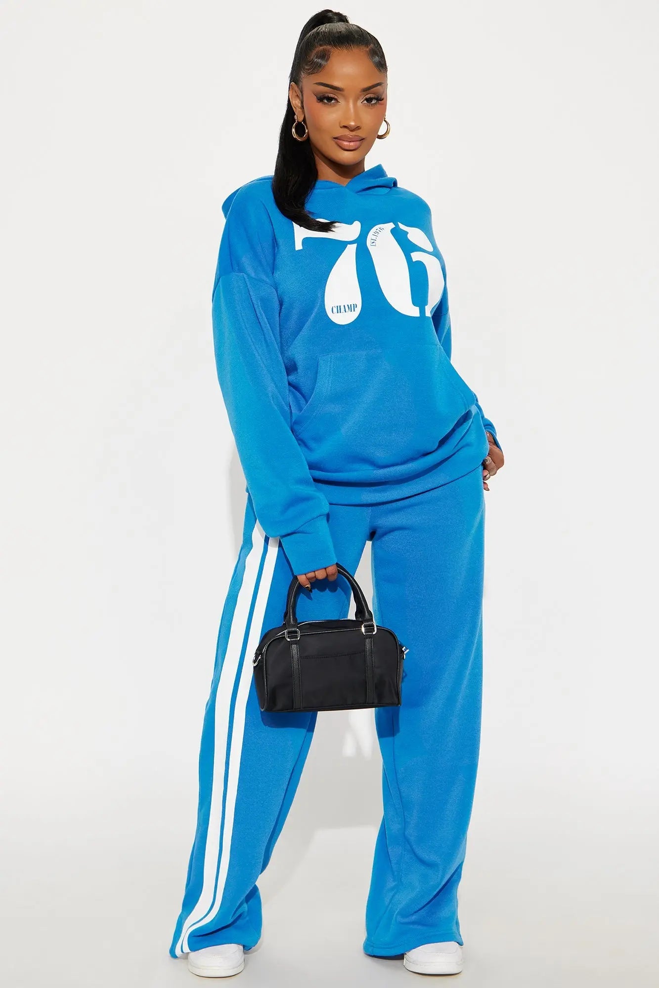 76' Champ Fleece Sweatsuit Set - Blue