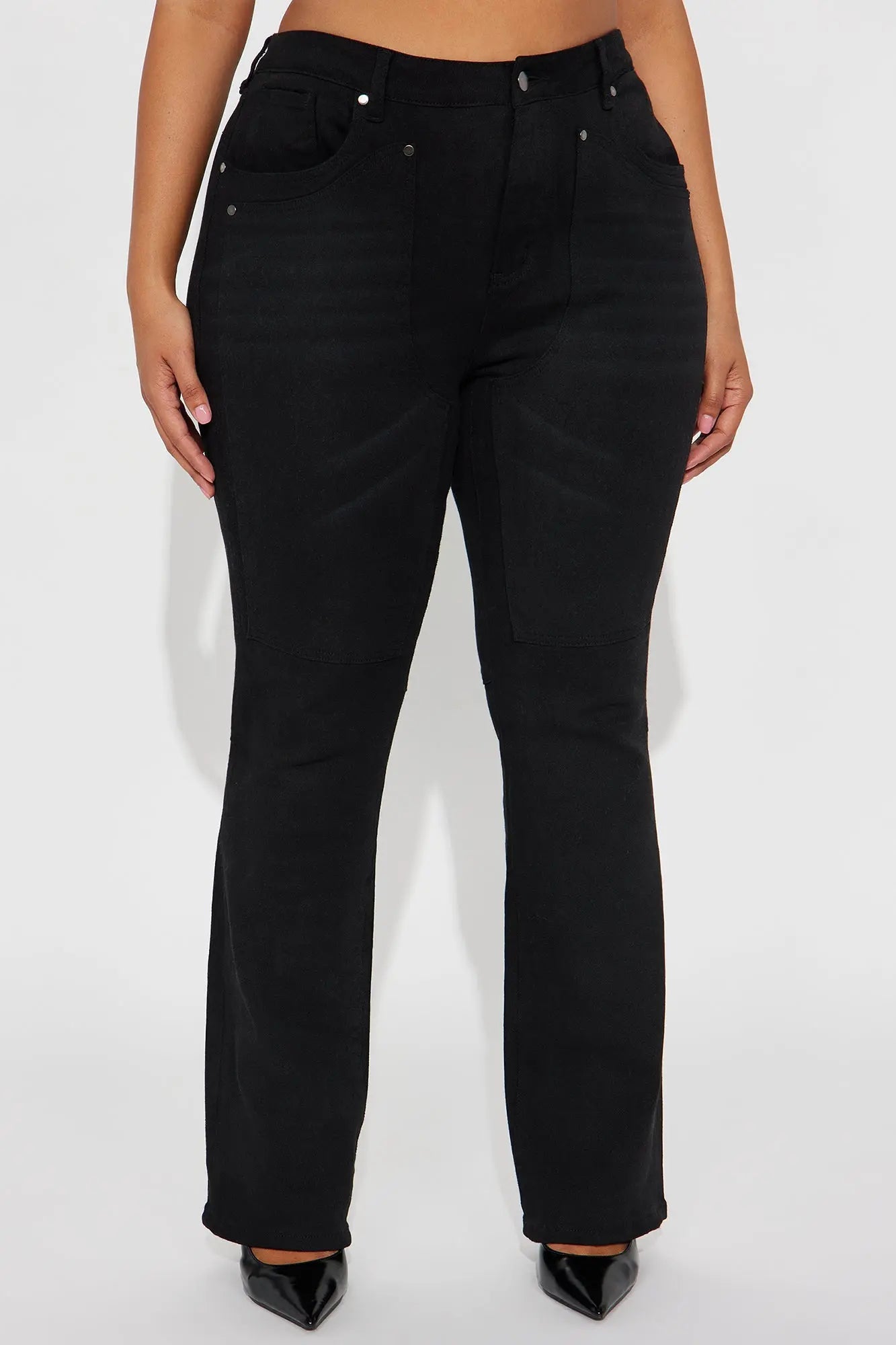 Headed West Straight Leg Pant - Black