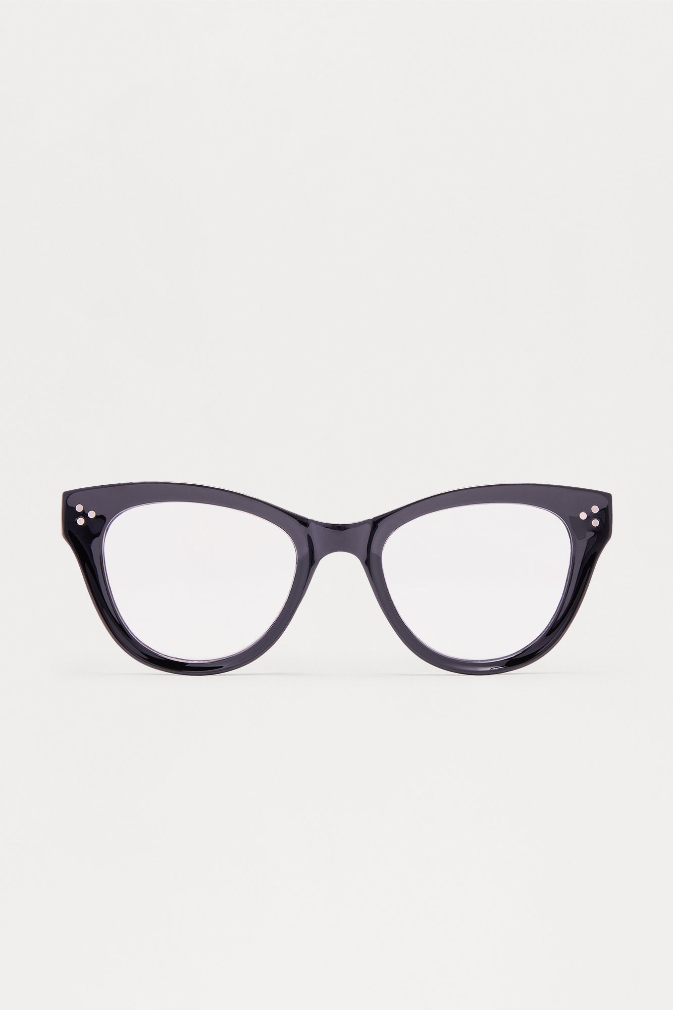 Hot Professor +1.25 Lens Strength Reader Glasses - Black