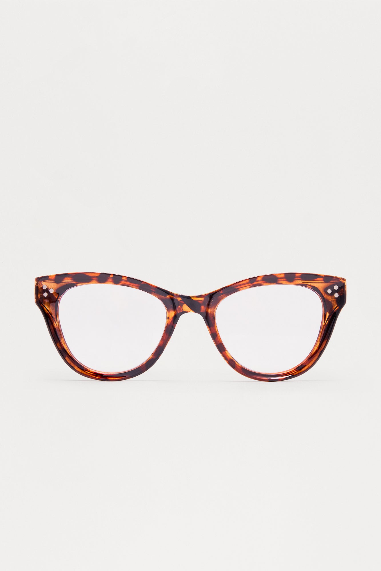 Hot Professor +1.25 Lens Strength Reader Glasses - Tortoise