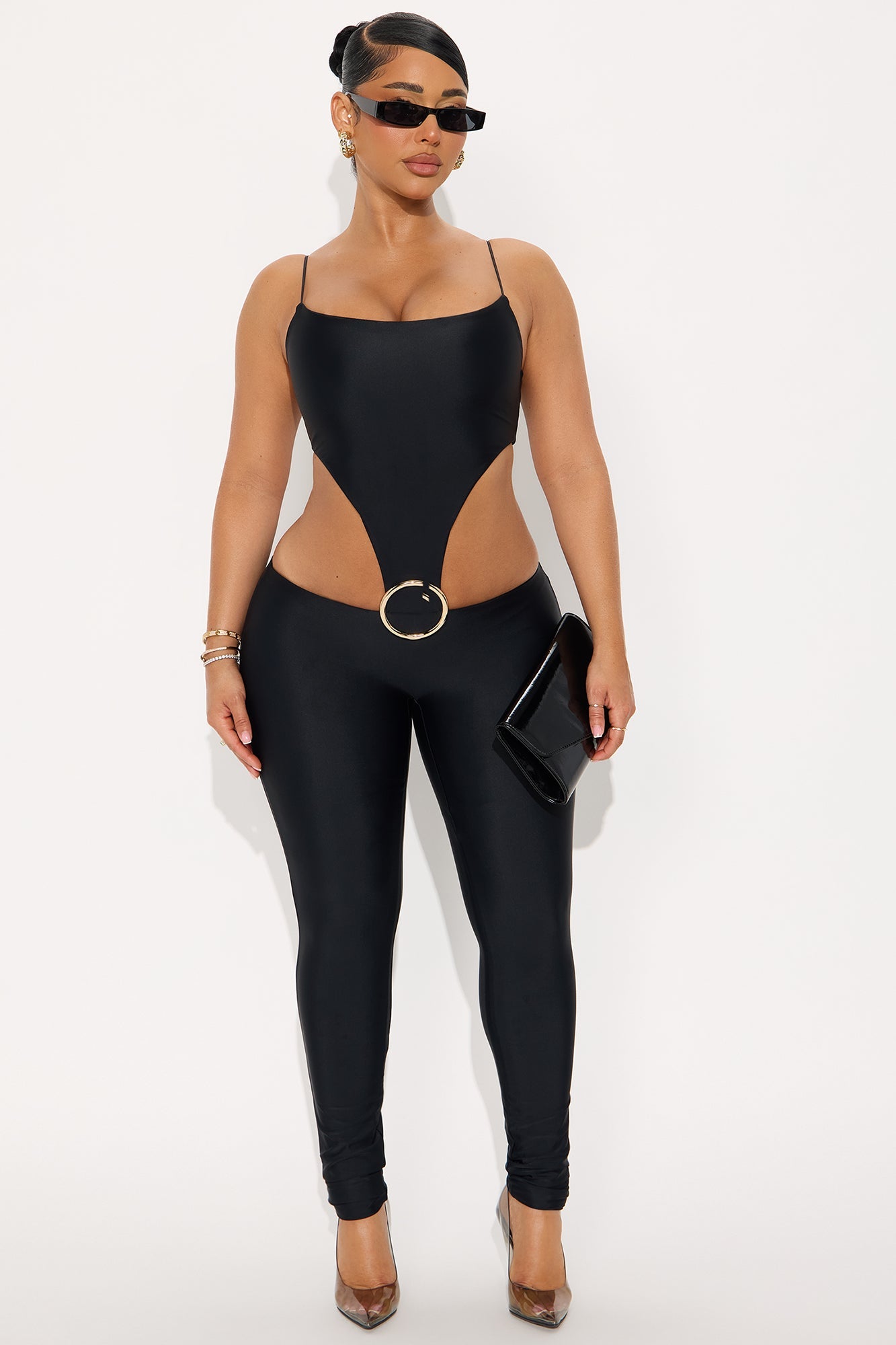 Maren Double Lined Jumpsuit - Black