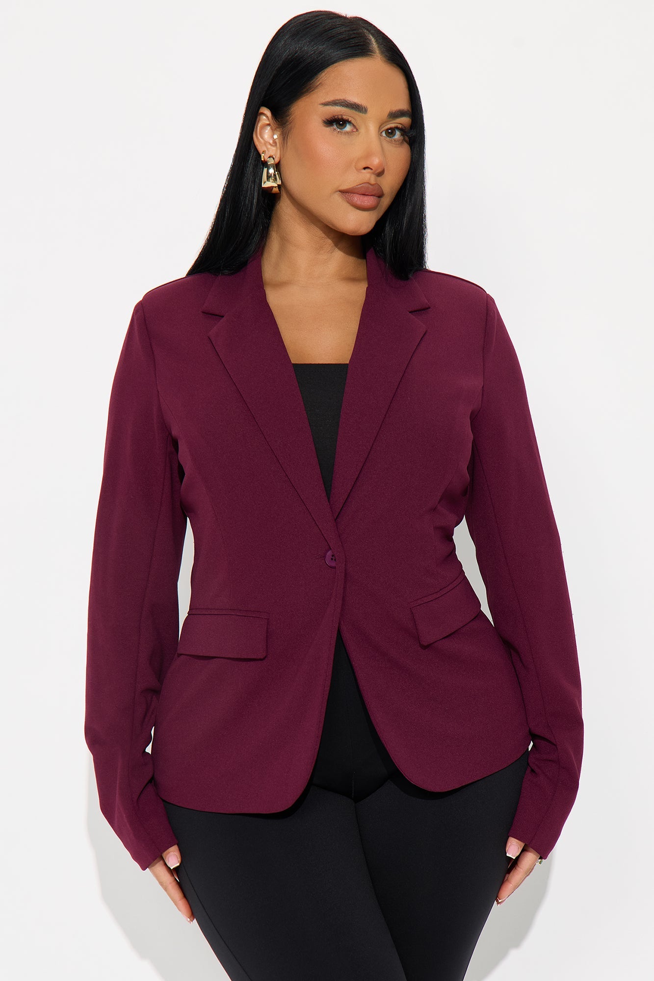 Make The Call Blazer - Burgundy