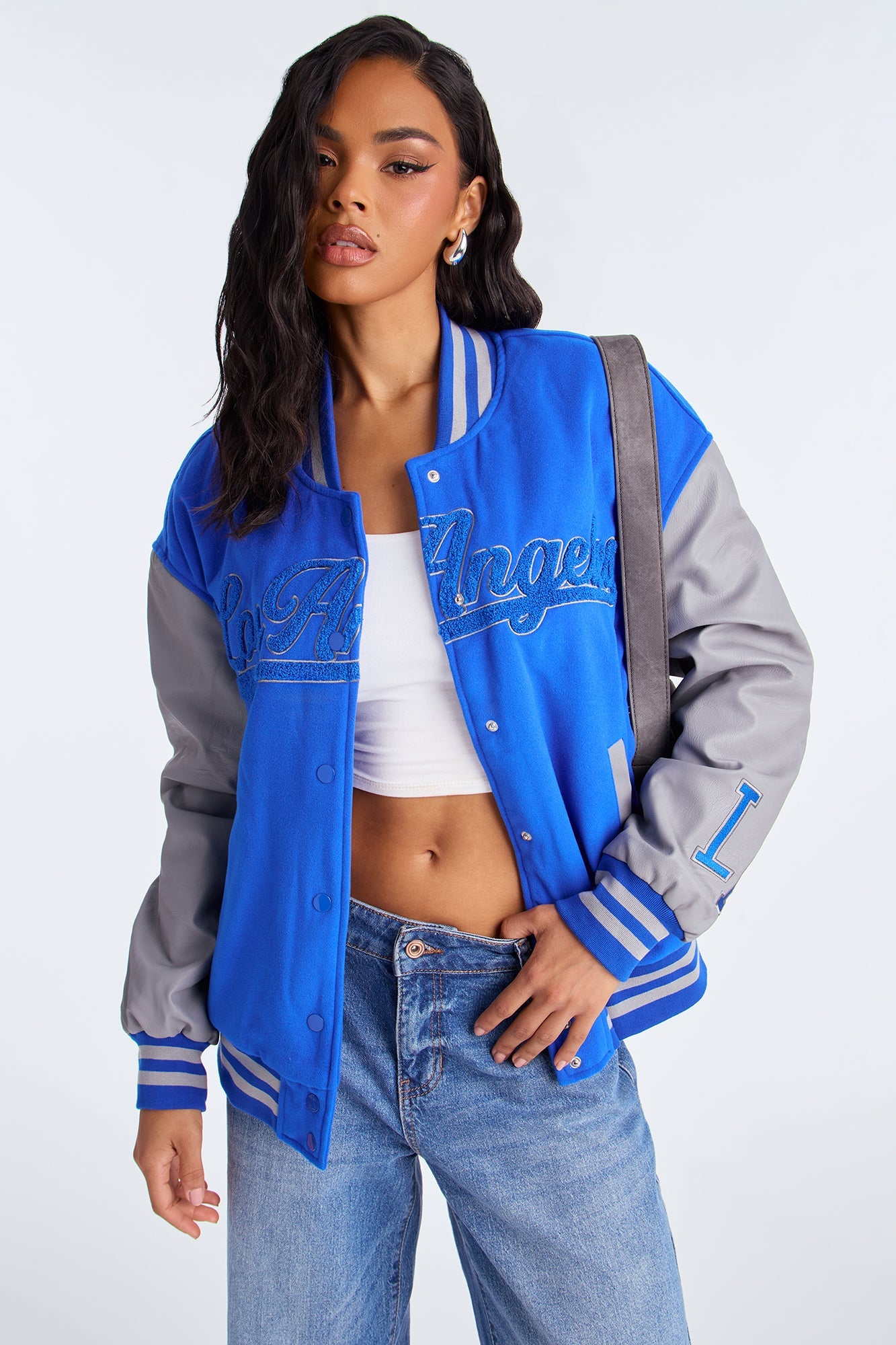 Los Angeles Pride Bomber Jacket - Royal/combo