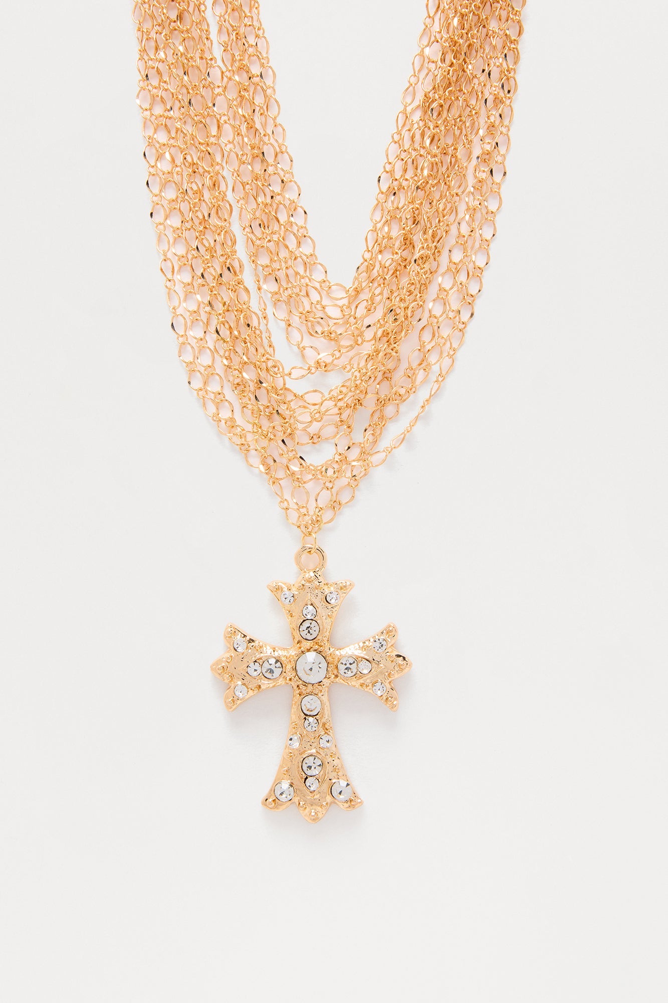 Wrapped In Wonder Layered Necklace - Gold