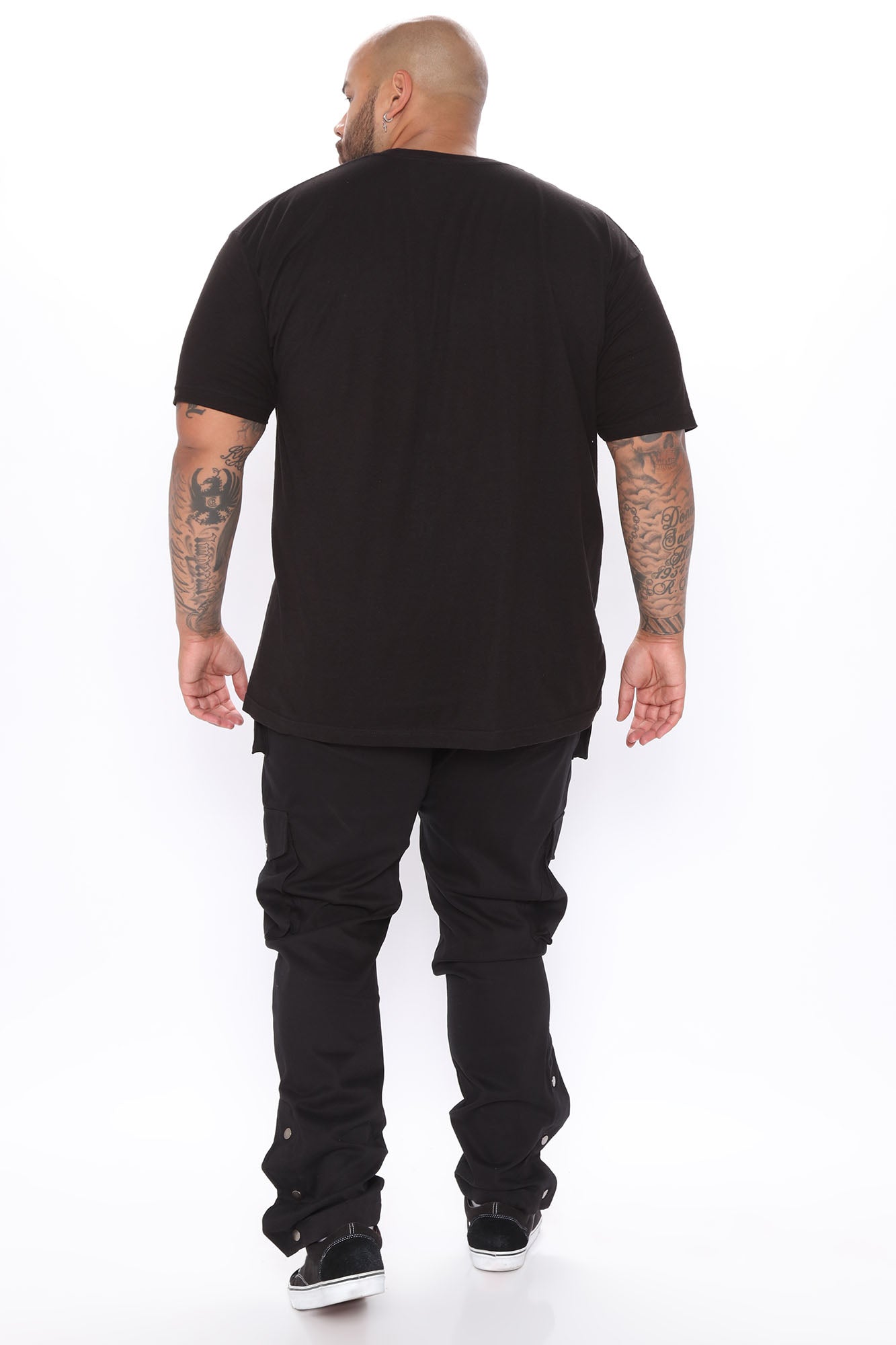 Worker Slim Cargo Pants - Black