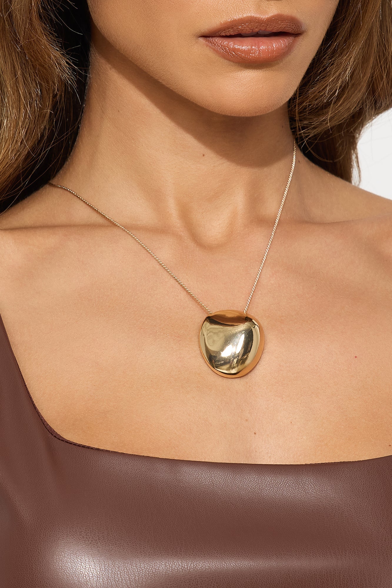 South Point Pendant Necklace - Gold