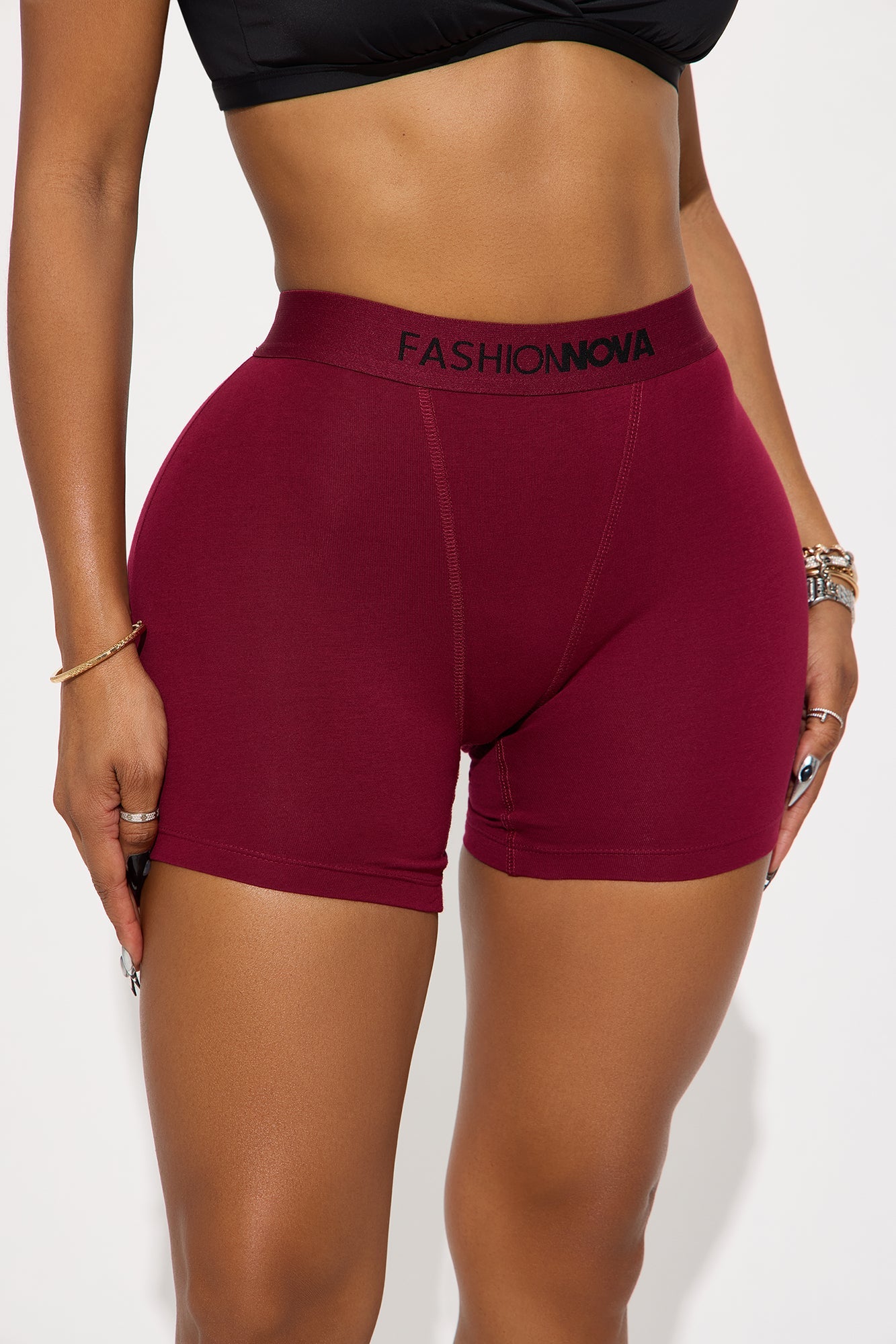 FN Mood Cotton Boxer Brief - Wine