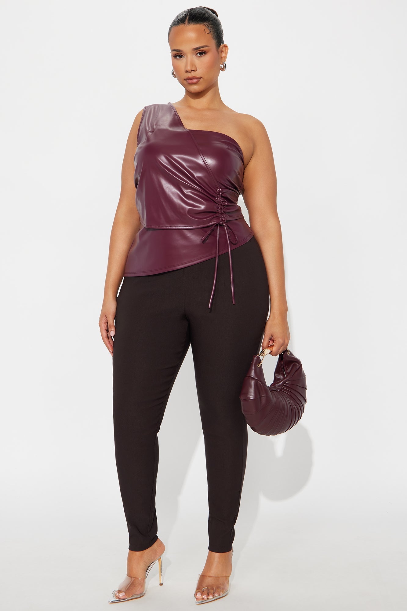 Venetian High Rise Pants - Chocolate