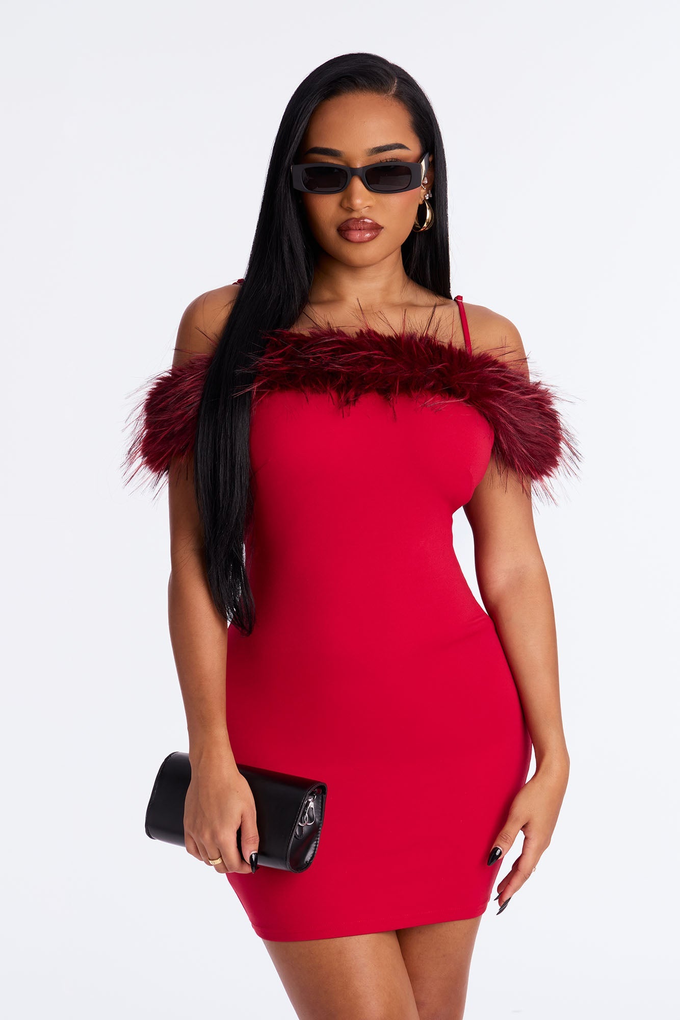Looking Good Mini Dress - Red