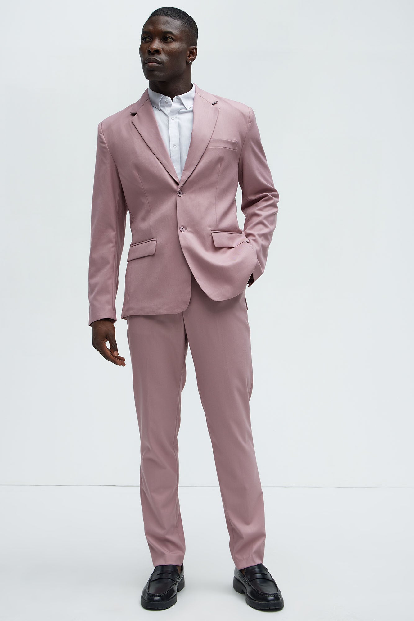 The Modern Stretch Suit Jacket - Mauve