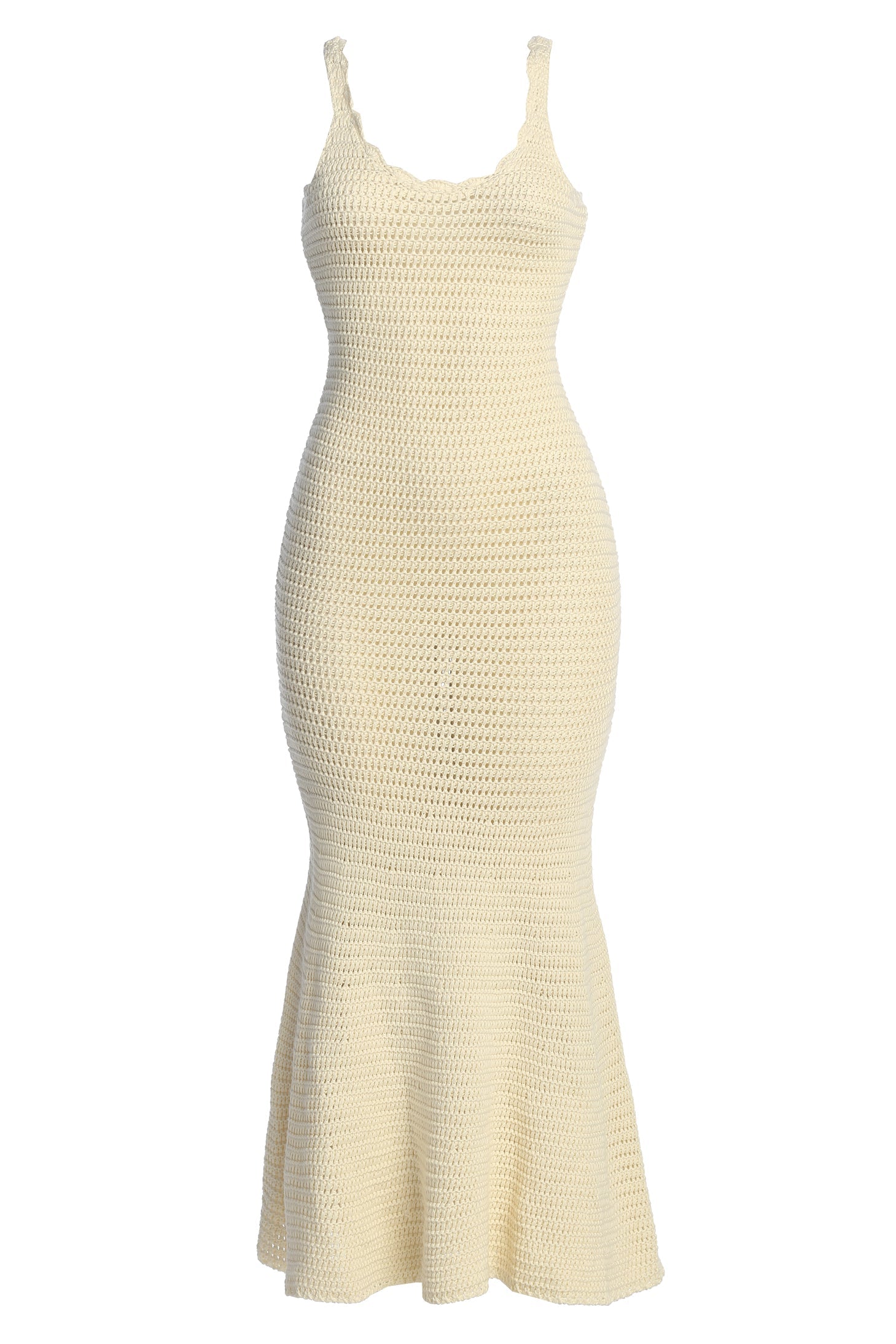 Ivory Halo Crochet Maxi Dress