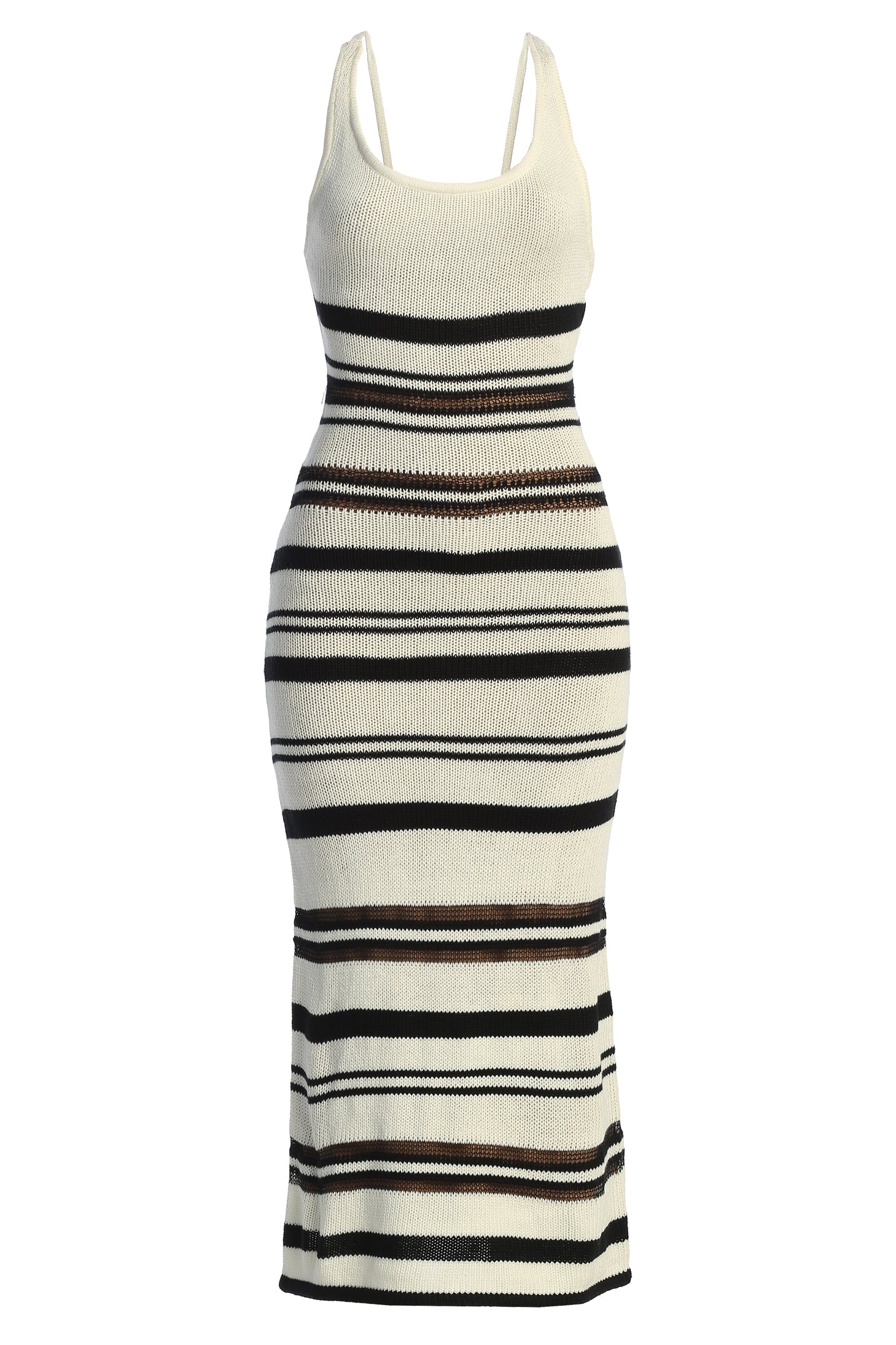 Ivory Santorini Halter Maxi Dress