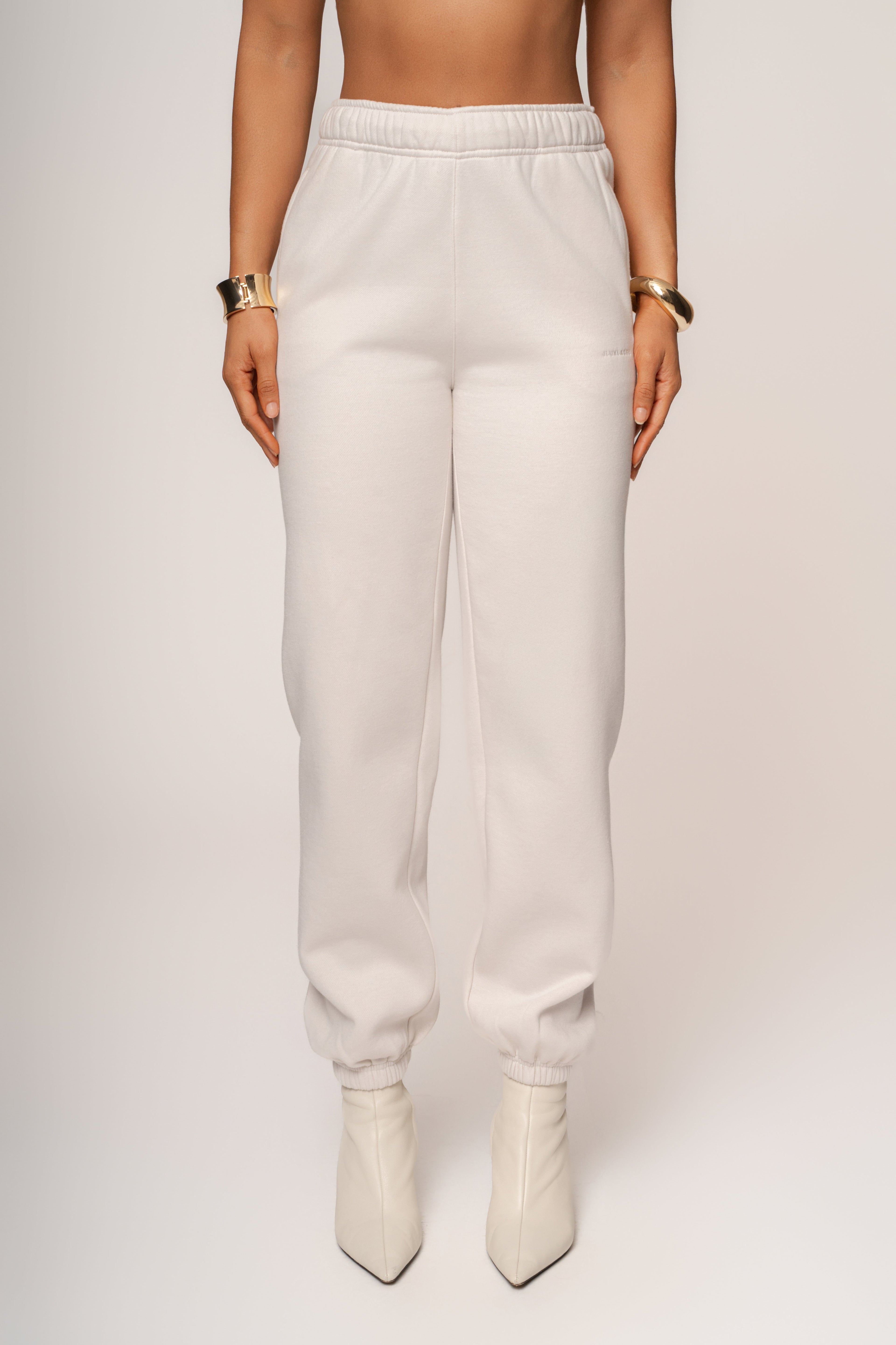 Bone JLUXLABEL Logo Sweatpants