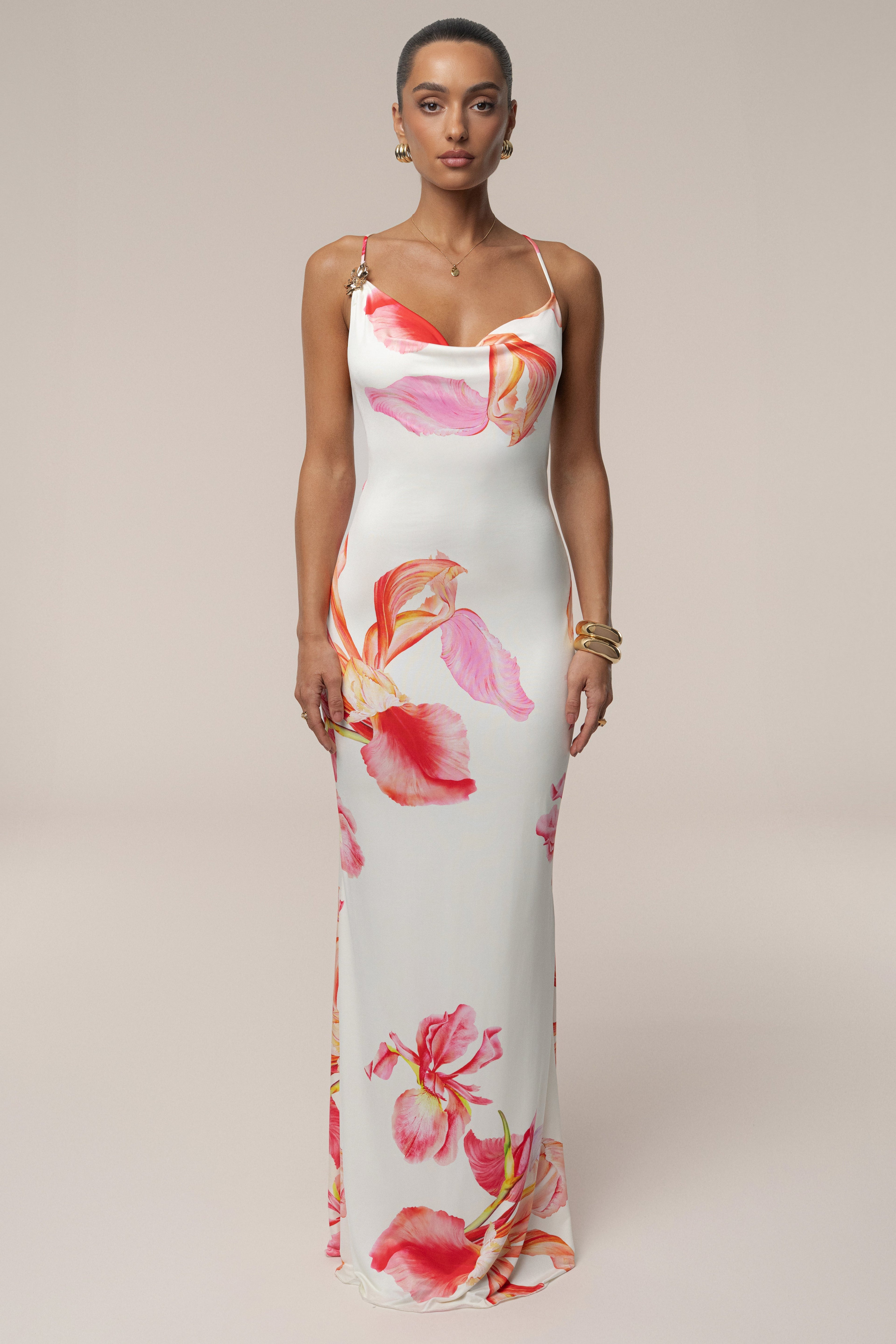 Ivory Floral Sun Dream Maxi Dress