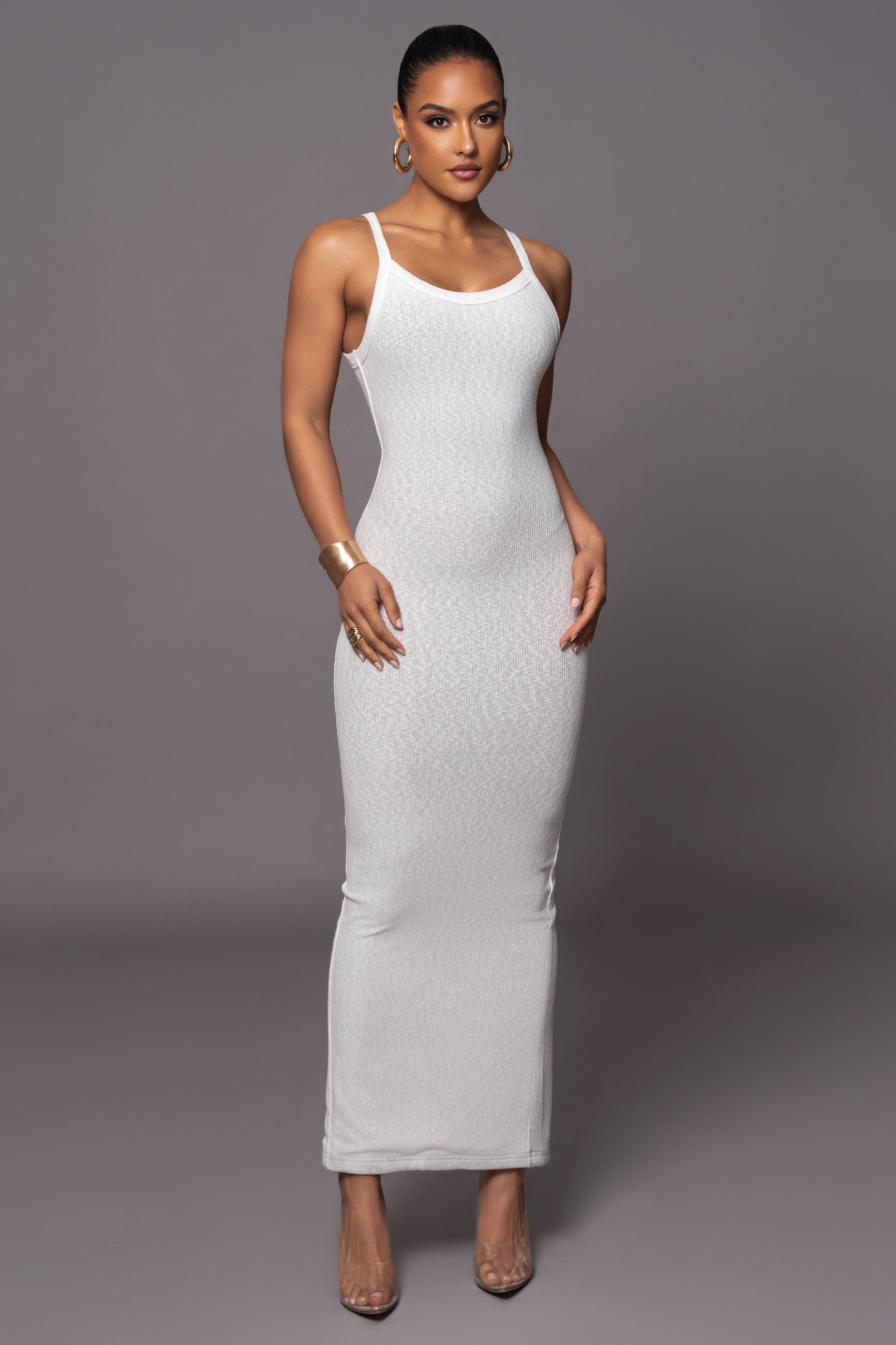 Ivory Back To You Maxi Dress