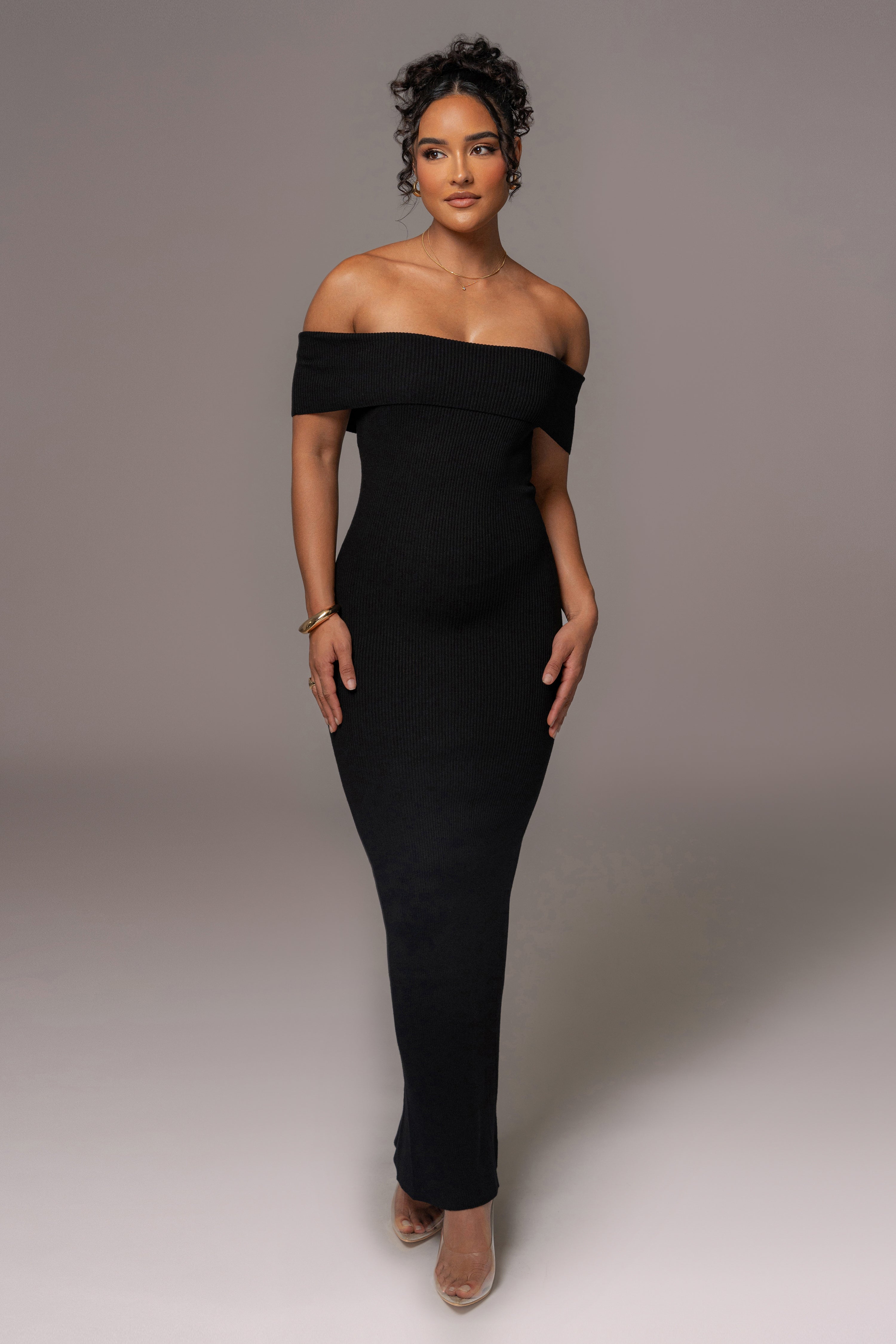Black Custom Maxi Dress