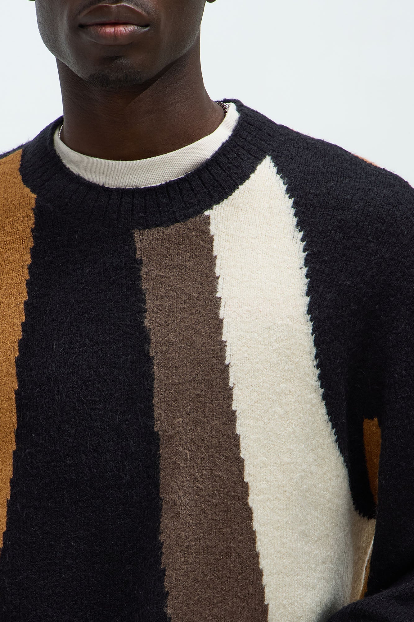 After Hours Sweater - Brown/combo