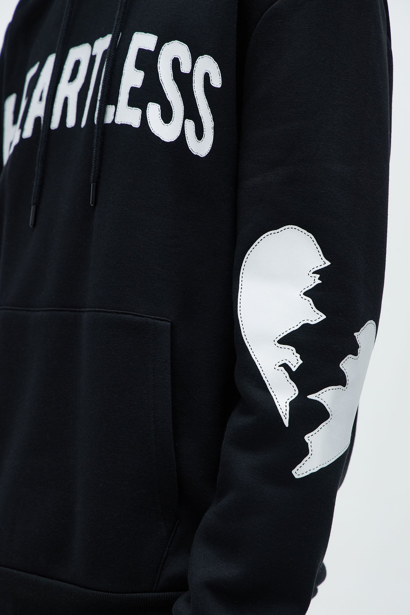 Heartless And Heartbroken Hoodie - Black