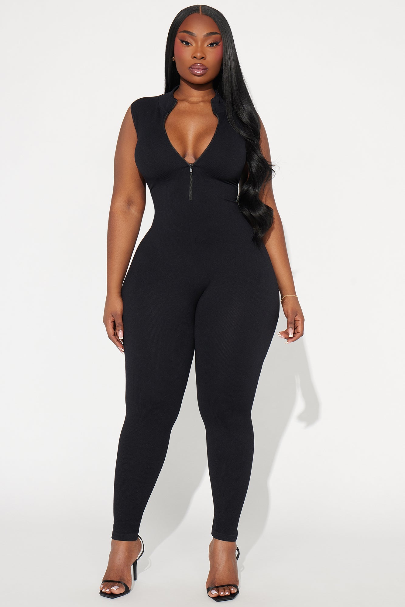 Johanna Seamless Jumpsuit - Black