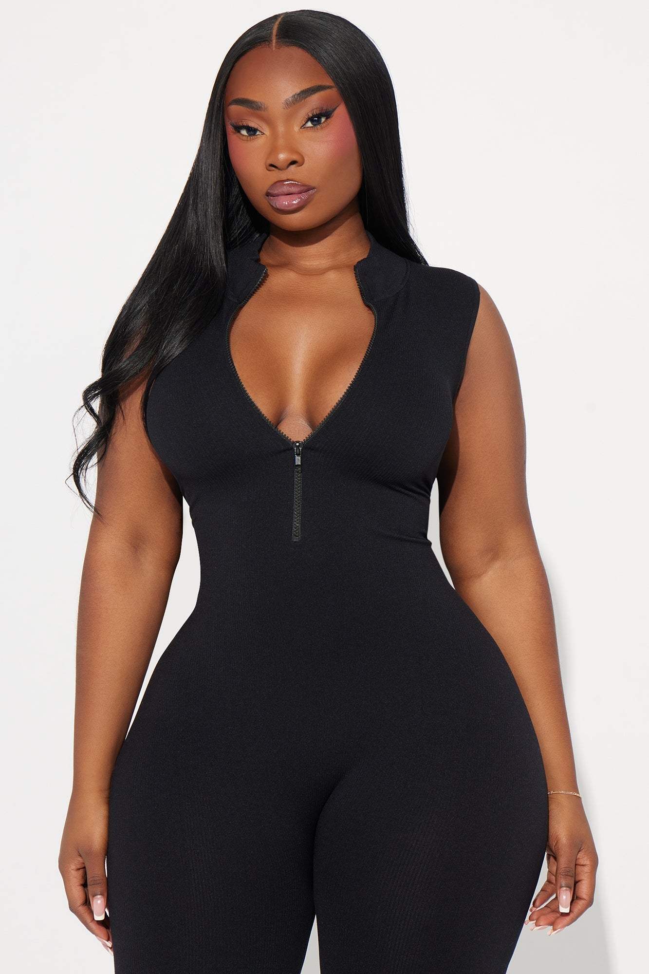 Johanna Seamless Jumpsuit - Black