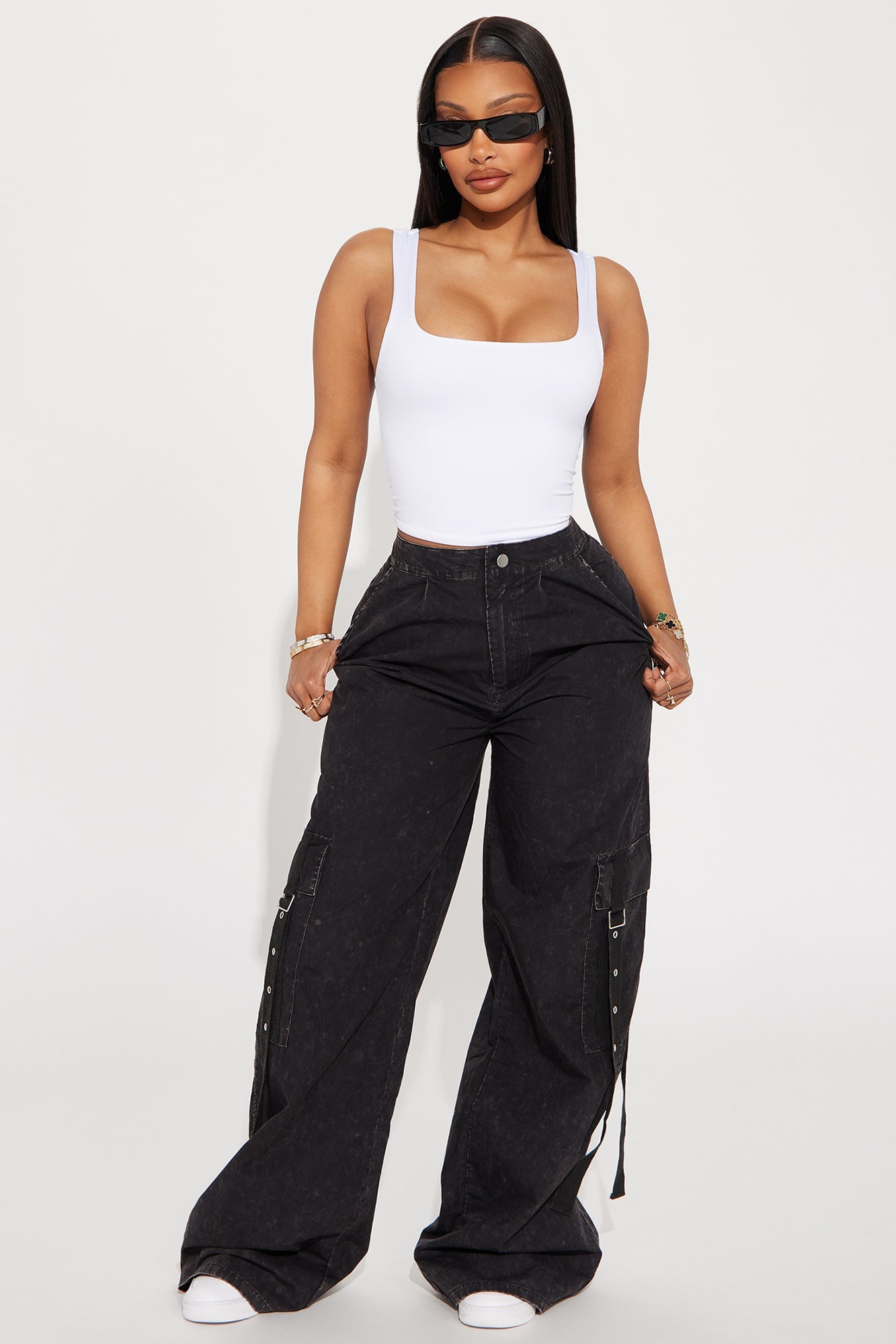 Last Time Double Lined Top - White