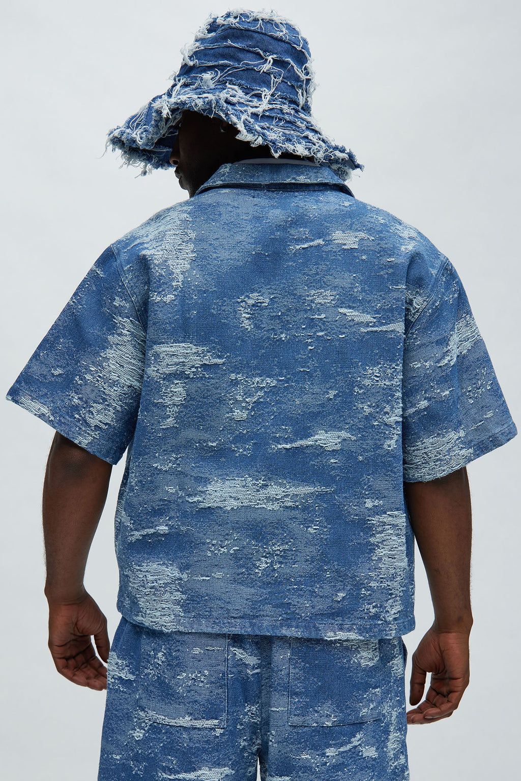 Cloud 9 Textured Shirt - Light Blue