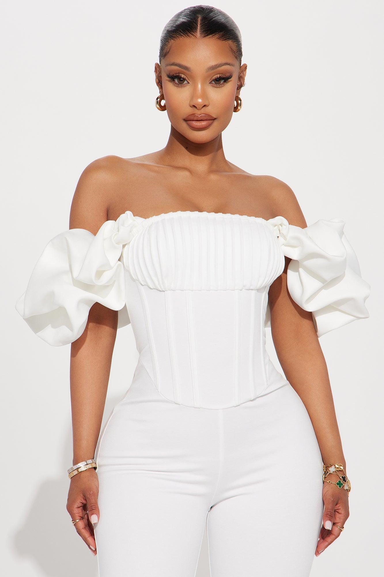 Dreaming In Ruffles Jumpsuit  - White