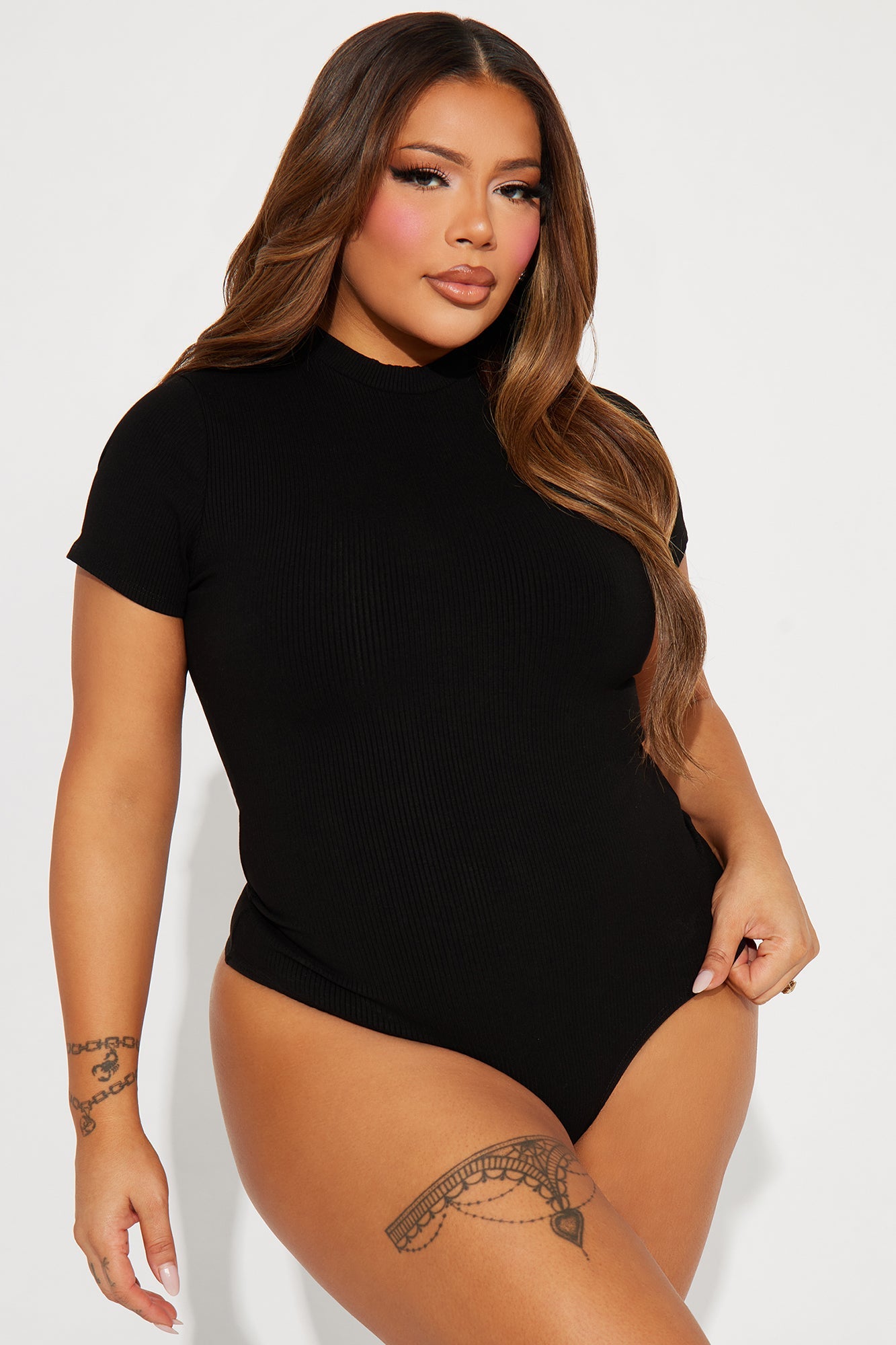 Kylie Snatched Bodysuit - Black