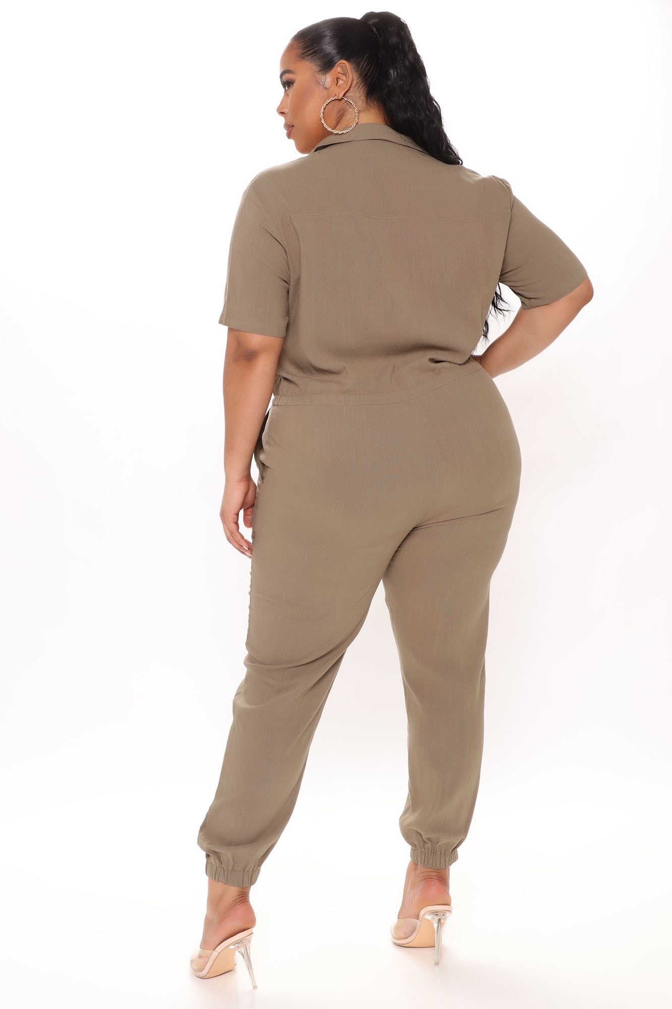 Surviving Summer Jumpsuit - Olive