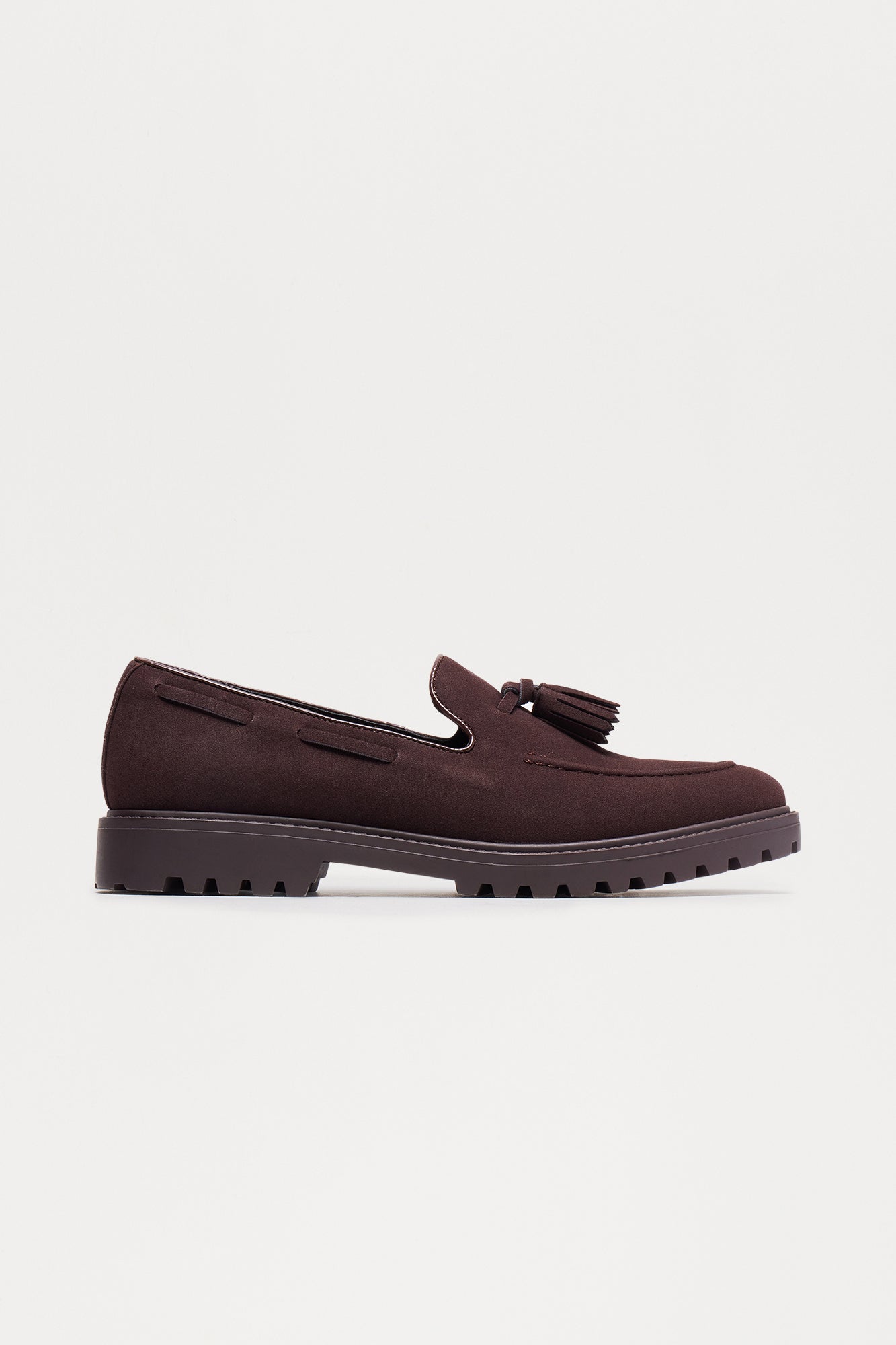 Montague Chunky Tassel Loafer - Chocolate