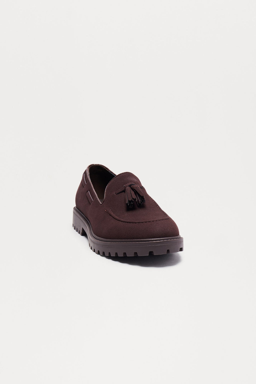 Montague Chunky Tassel Loafer - Chocolate