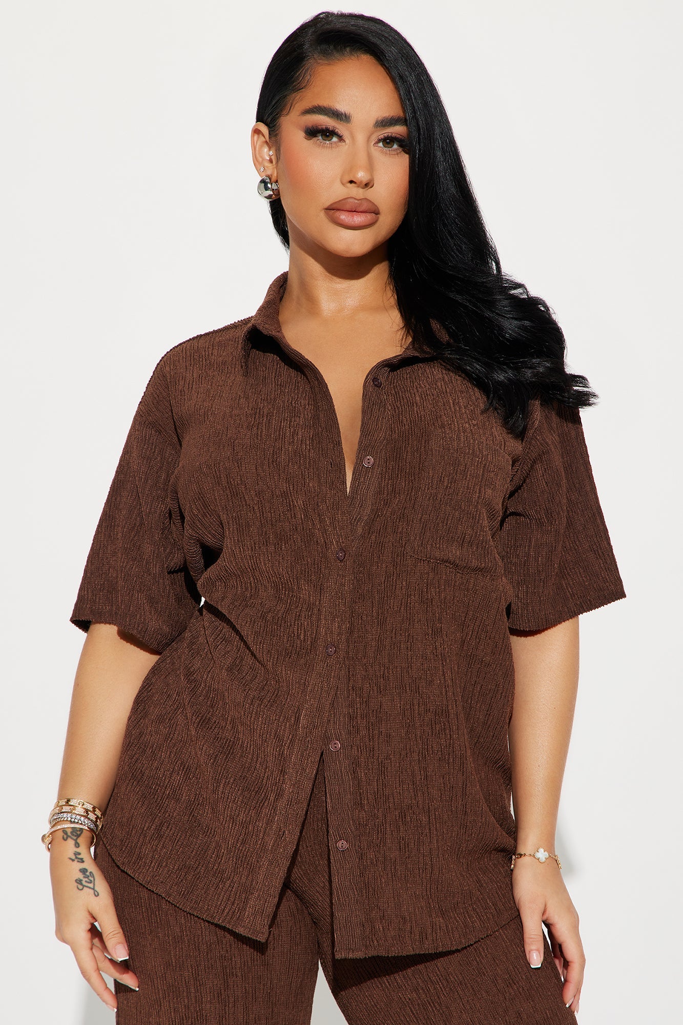 Vacay Vibes Pant Set - Brown