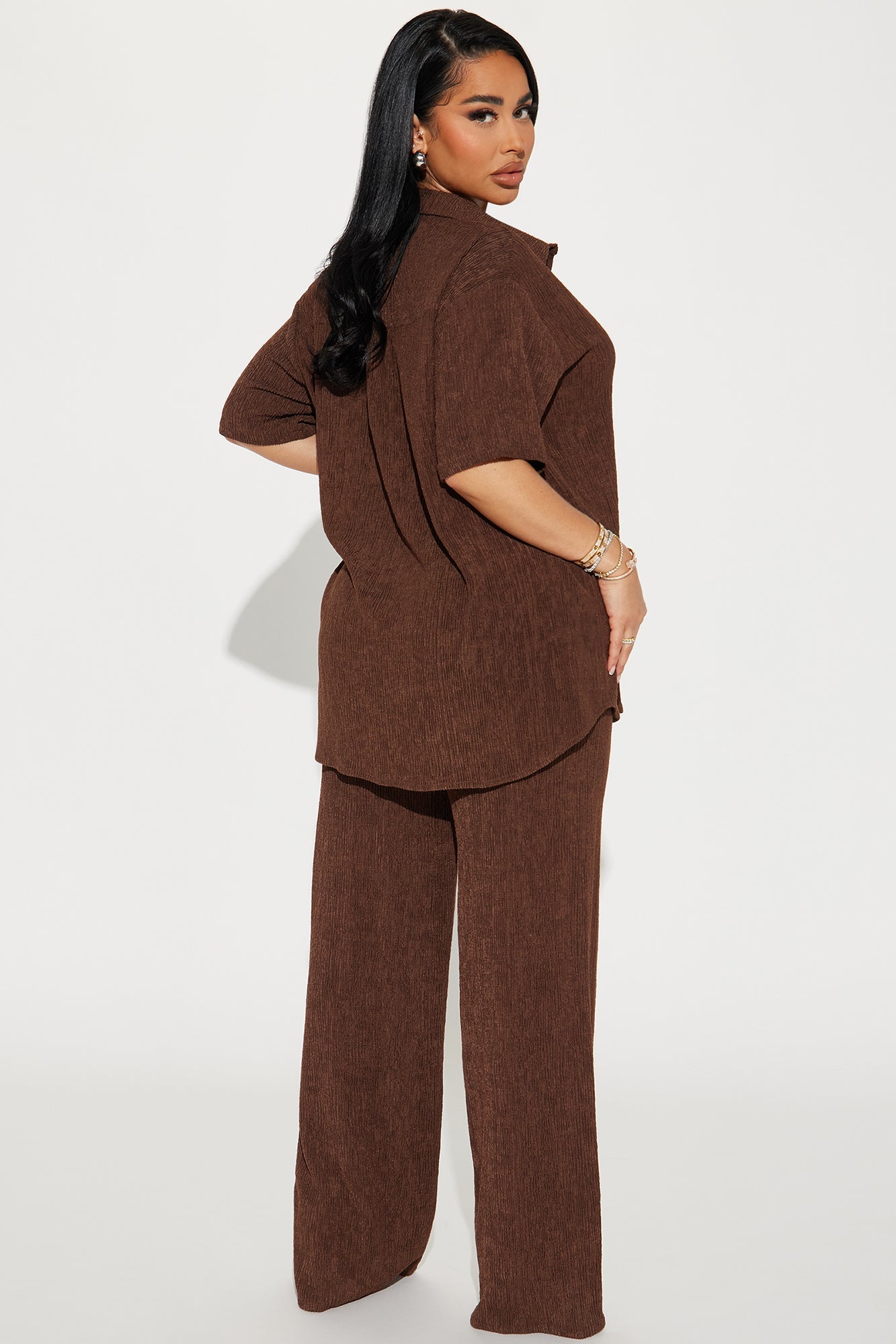 Vacay Vibes Pant Set - Brown