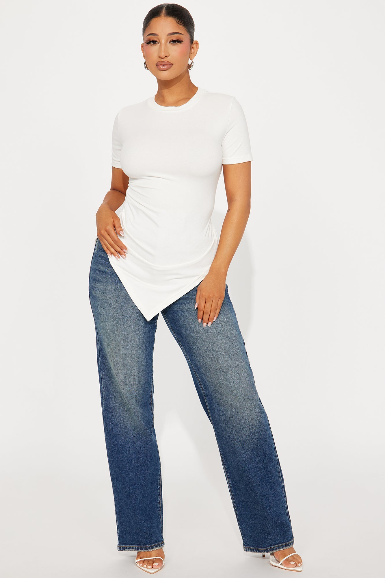 Take Control Asymmetrical Top - Ivory
