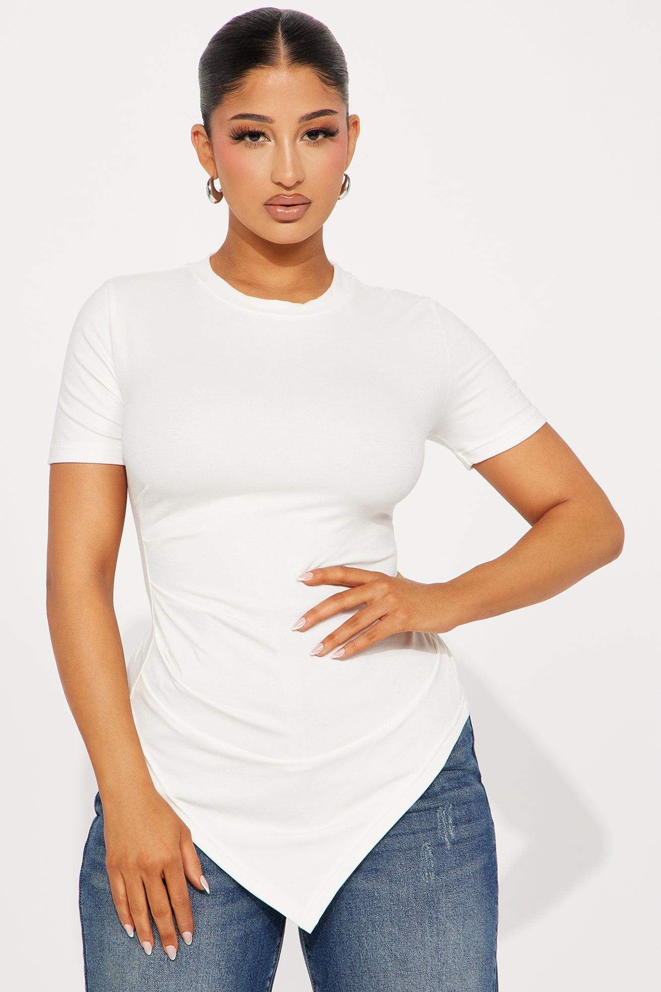 Take Control Asymmetrical Top - Ivory